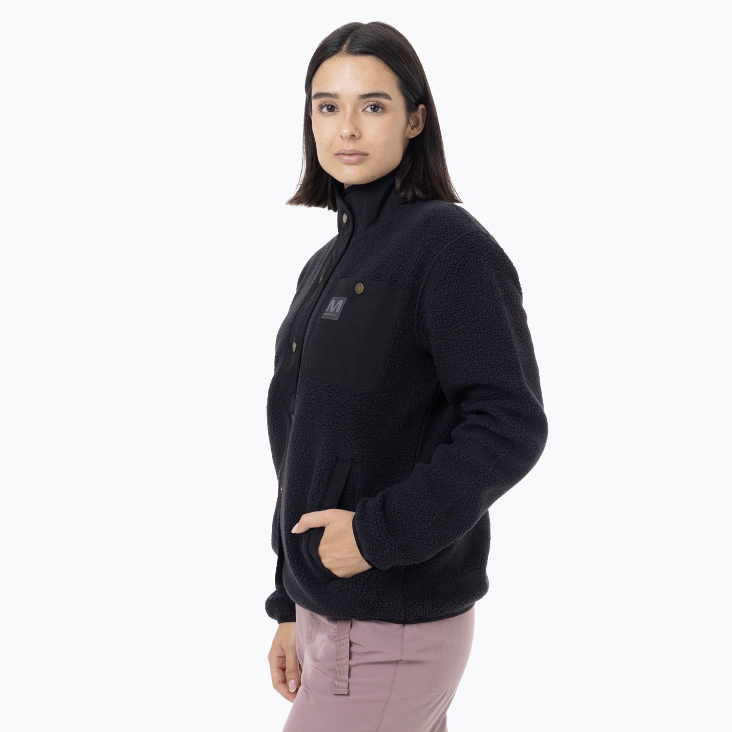Polar Mujer Sherpa Negro-1