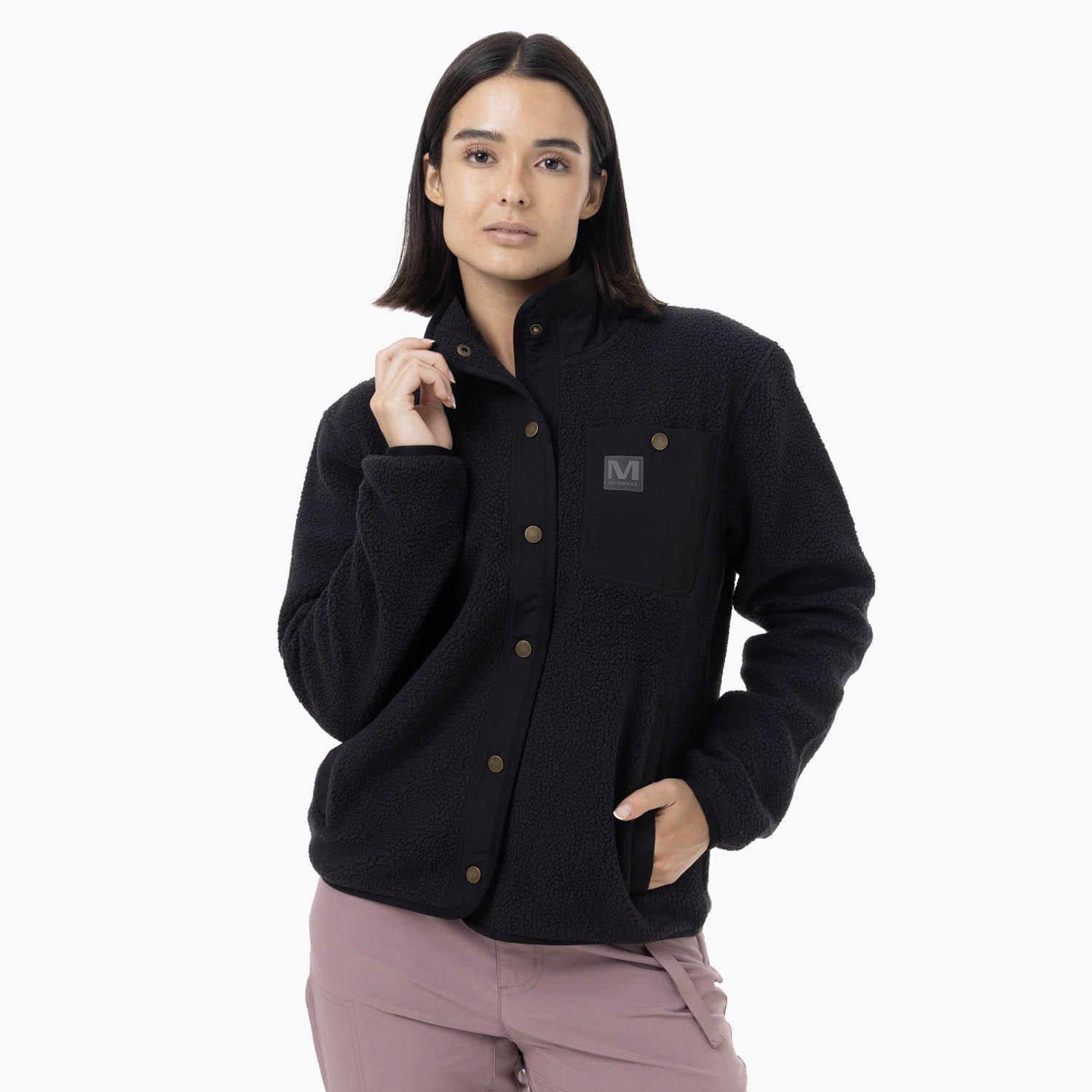 Polar Mujer Sherpa Negro-3