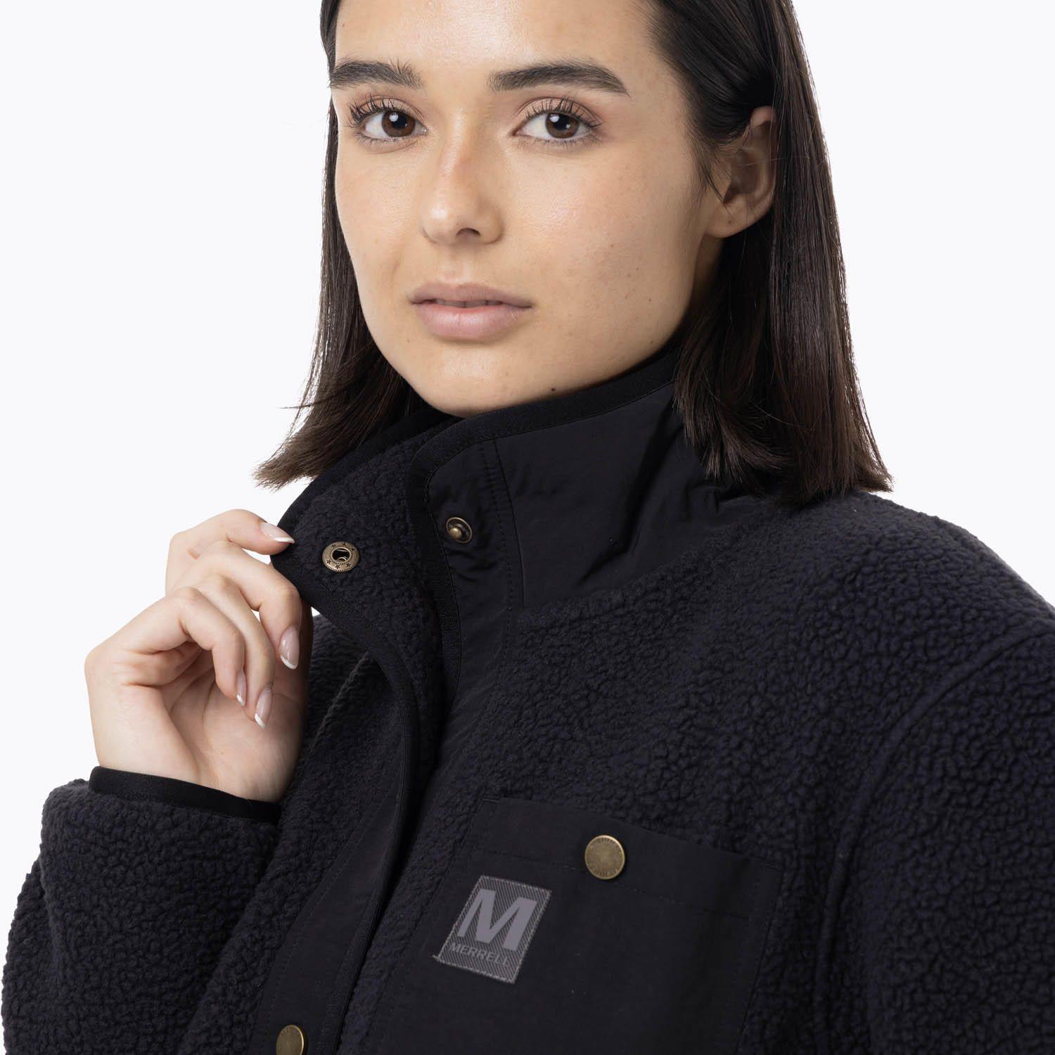 Polar Mujer Sherpa Negro-6