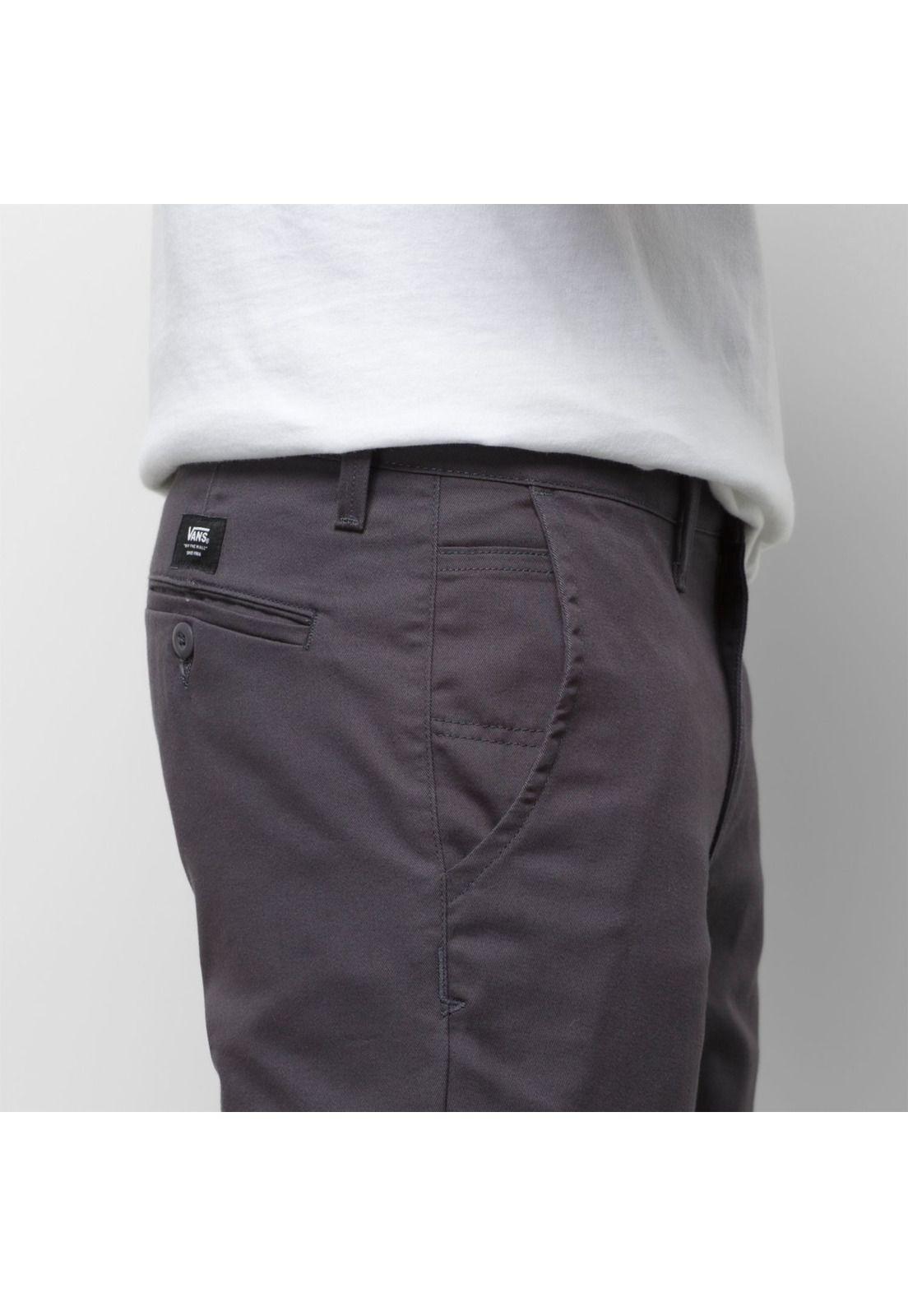 Pantalón Hombre Authentic Chino Slim Pant Asphalt-4