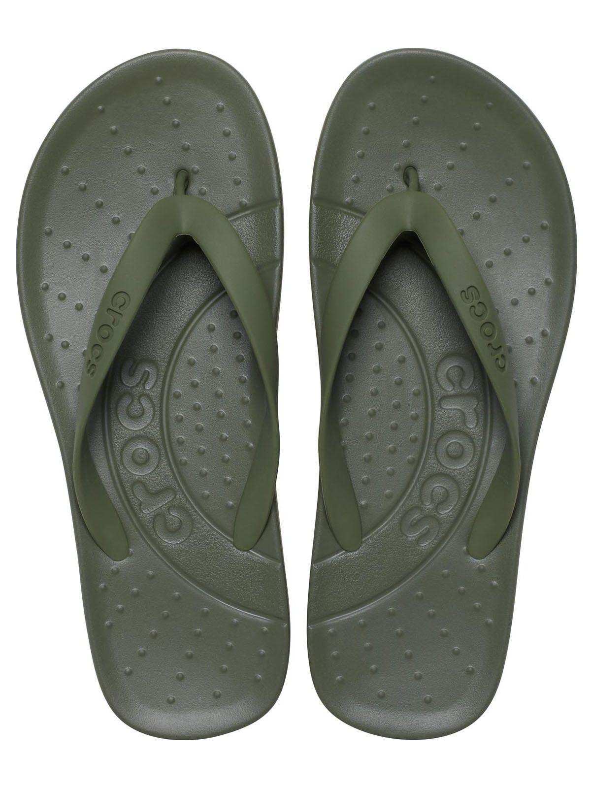 Sandalia Crocs Hombre Flip Verde-4
