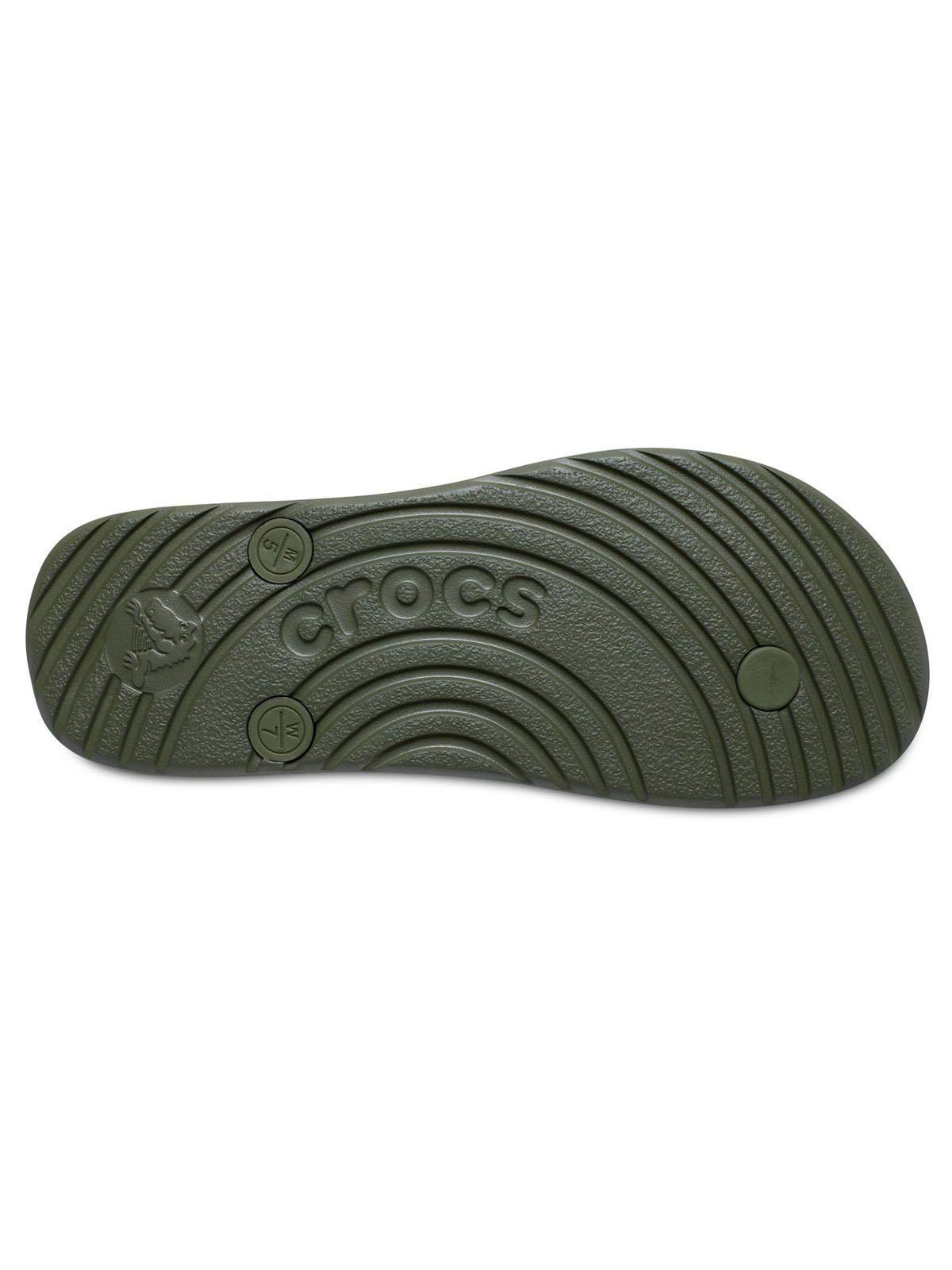 Sandalia Crocs Hombre Flip Verde-5