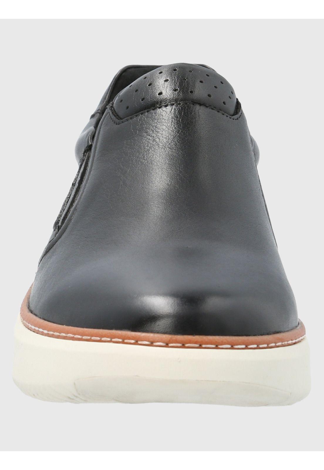 Zapato Cuero Hombre Lite G Negro-3