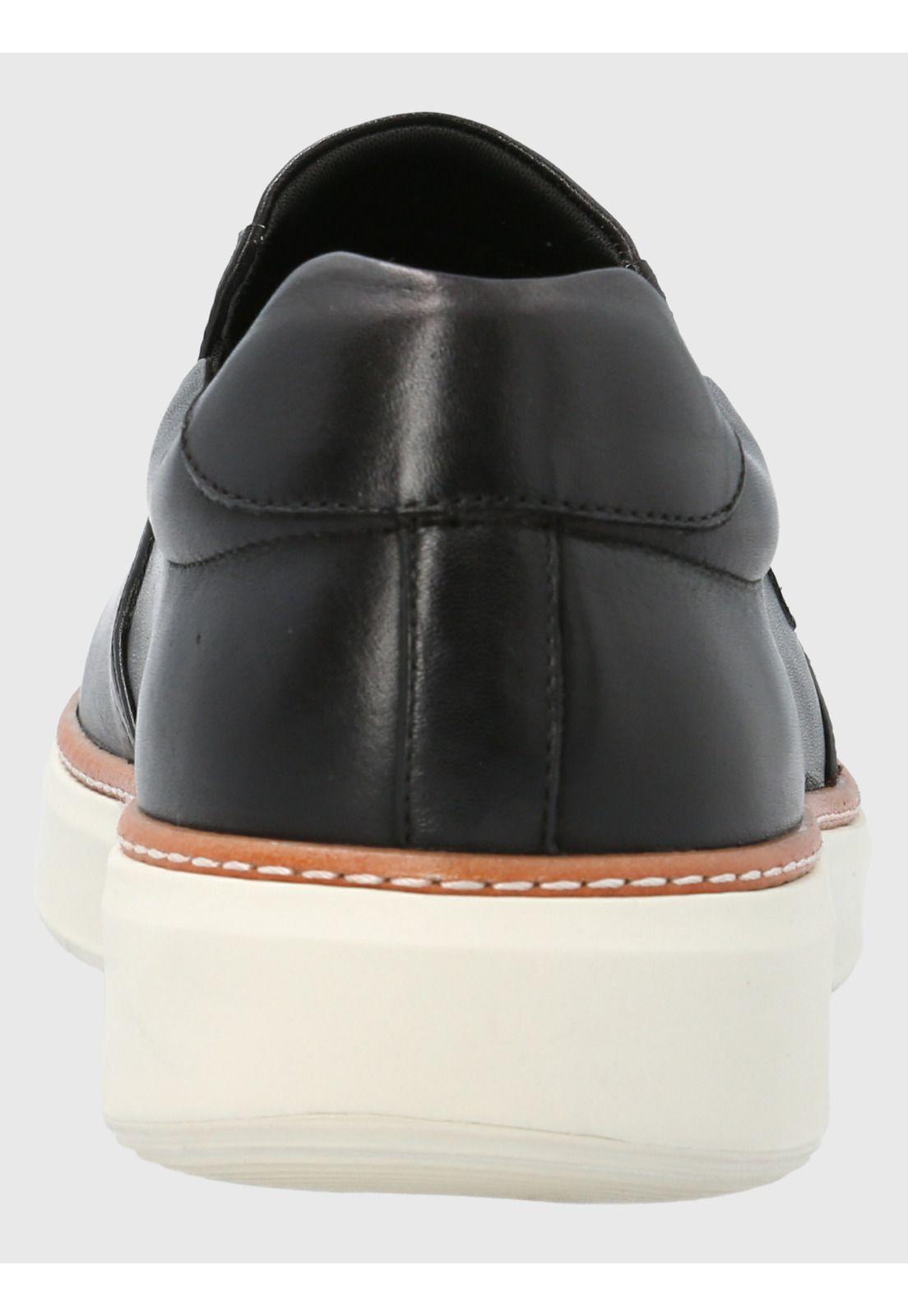 Zapato Cuero Hombre Lite G Negro-6