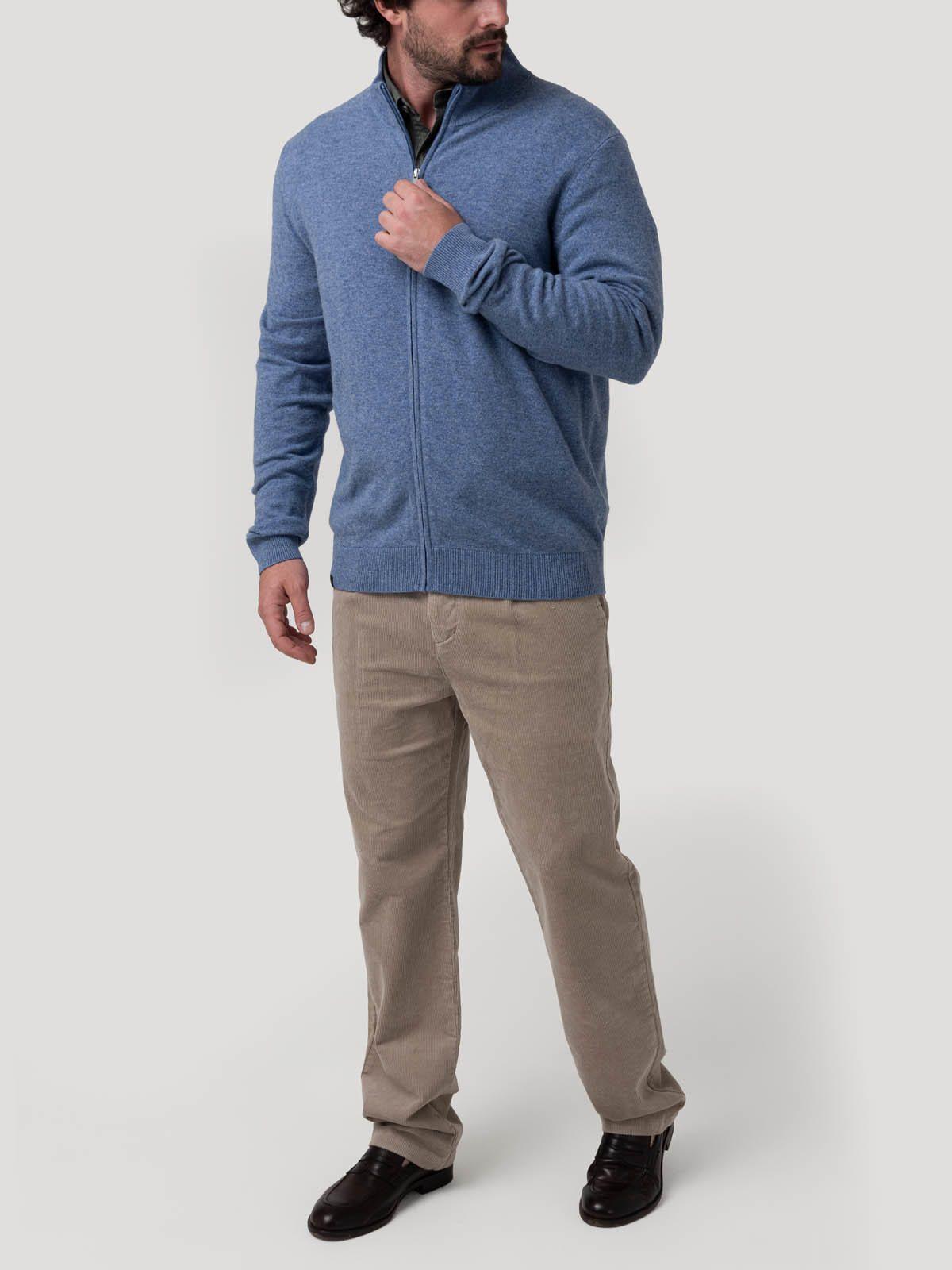 Sweater Lana Hombre Varn Azul-8