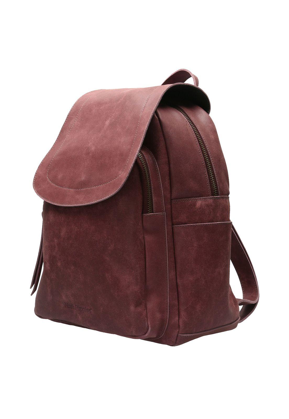 Mochila Cuero Mujer Elvas Back Burdeo-1