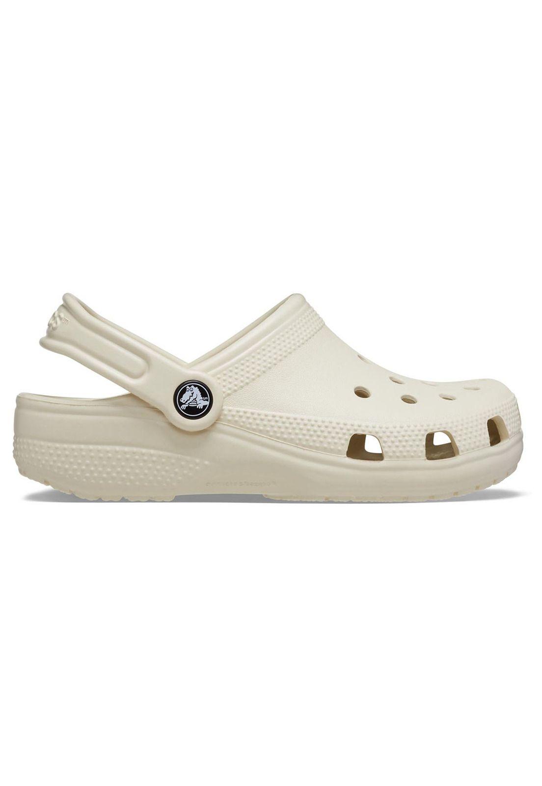 Zueco Crocs Niña Classic Clog K Beige-0