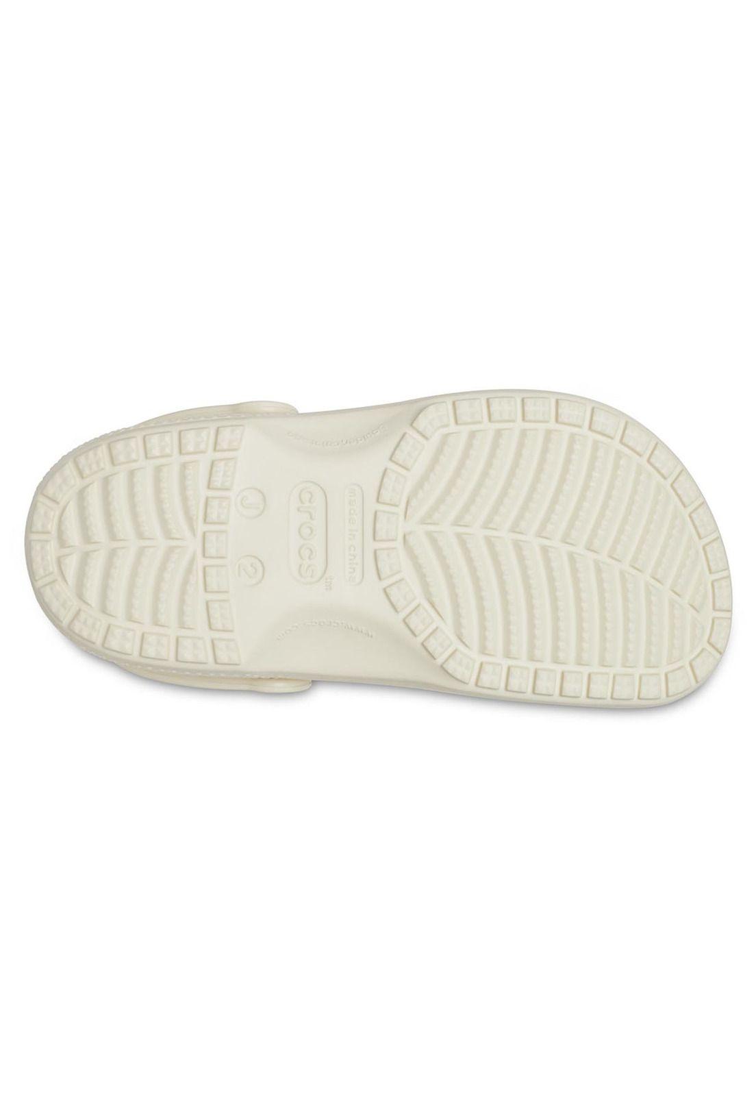 Zueco Crocs Niña Classic Clog K Beige-5