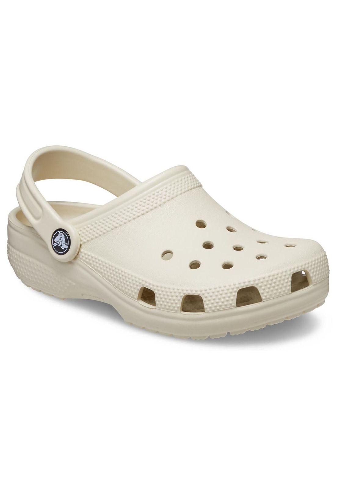 Zueco Crocs Niña Classic Clog K Beige-6