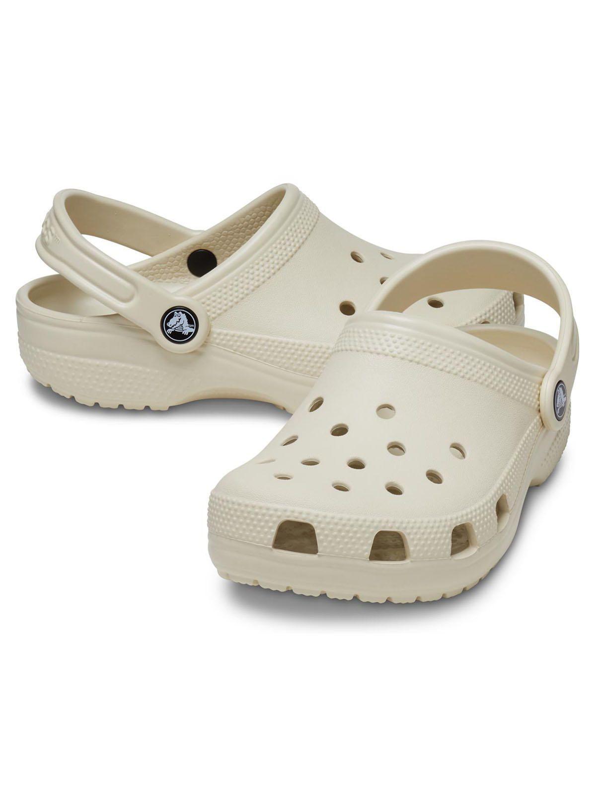 Zueco Crocs Niña Classic Clog K Beige-3