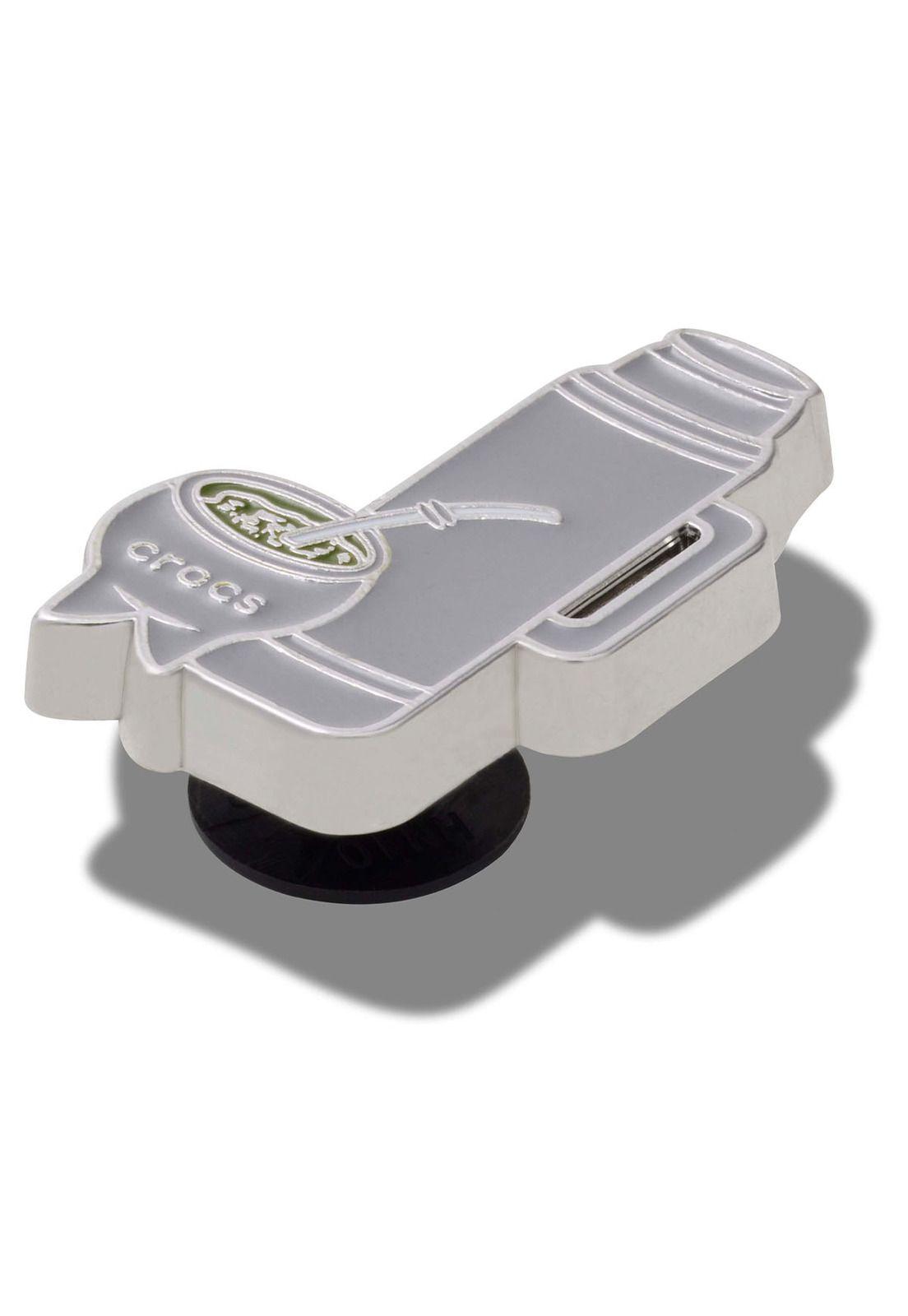 Jibbitz Crocs Mate Y Termo Plateado-2
