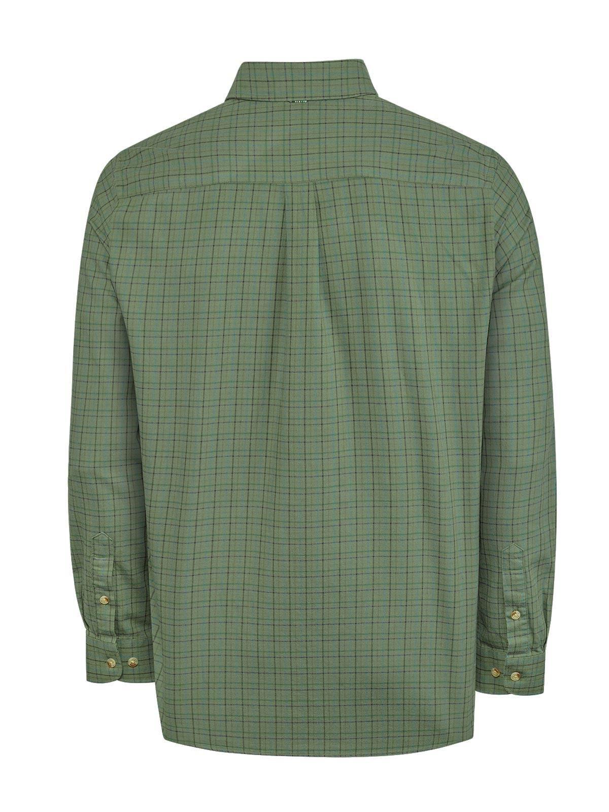Camisa Algodón Hombre Wool Verde-1