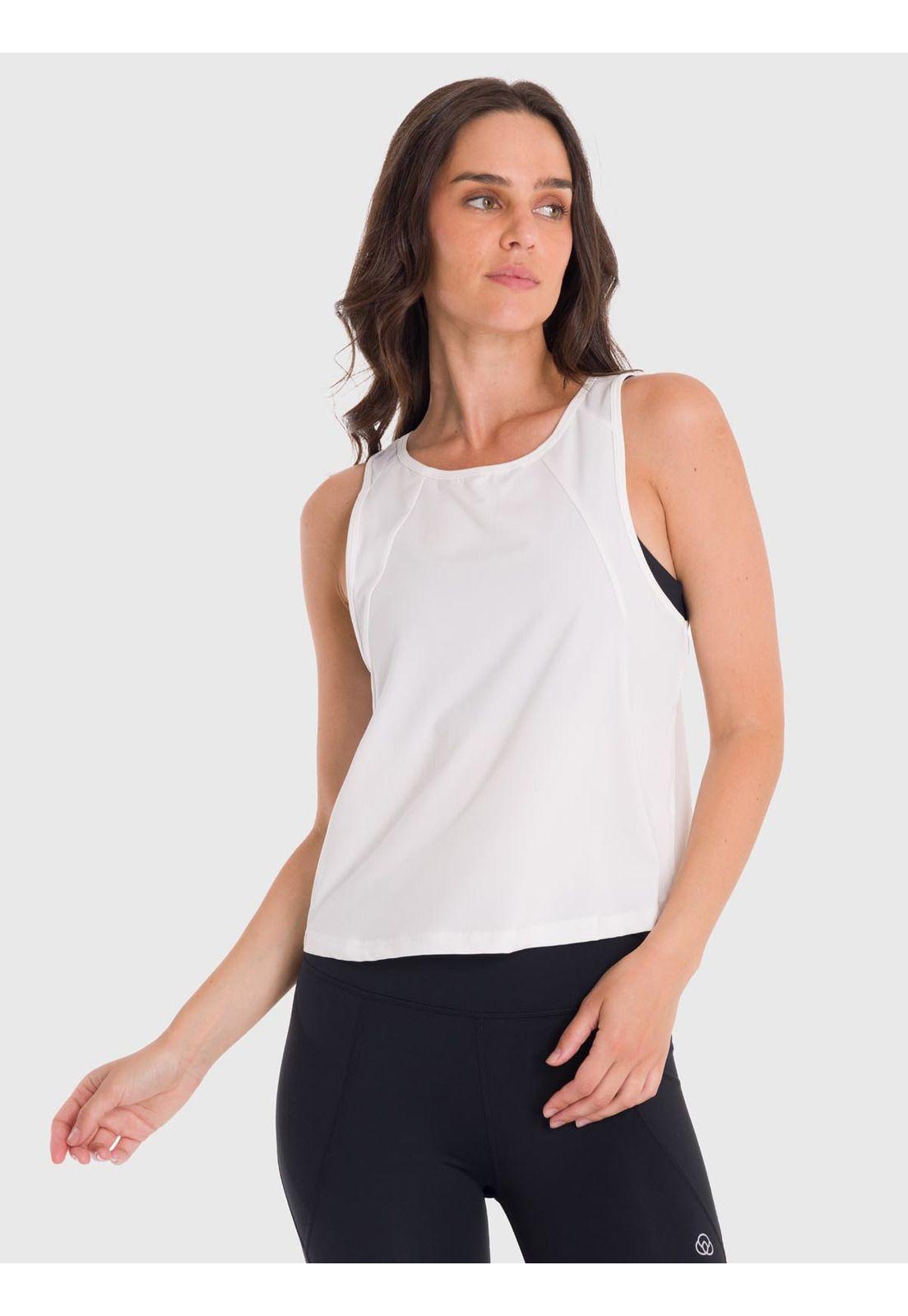 Polera deportiva Mujer Zia Blanca-3