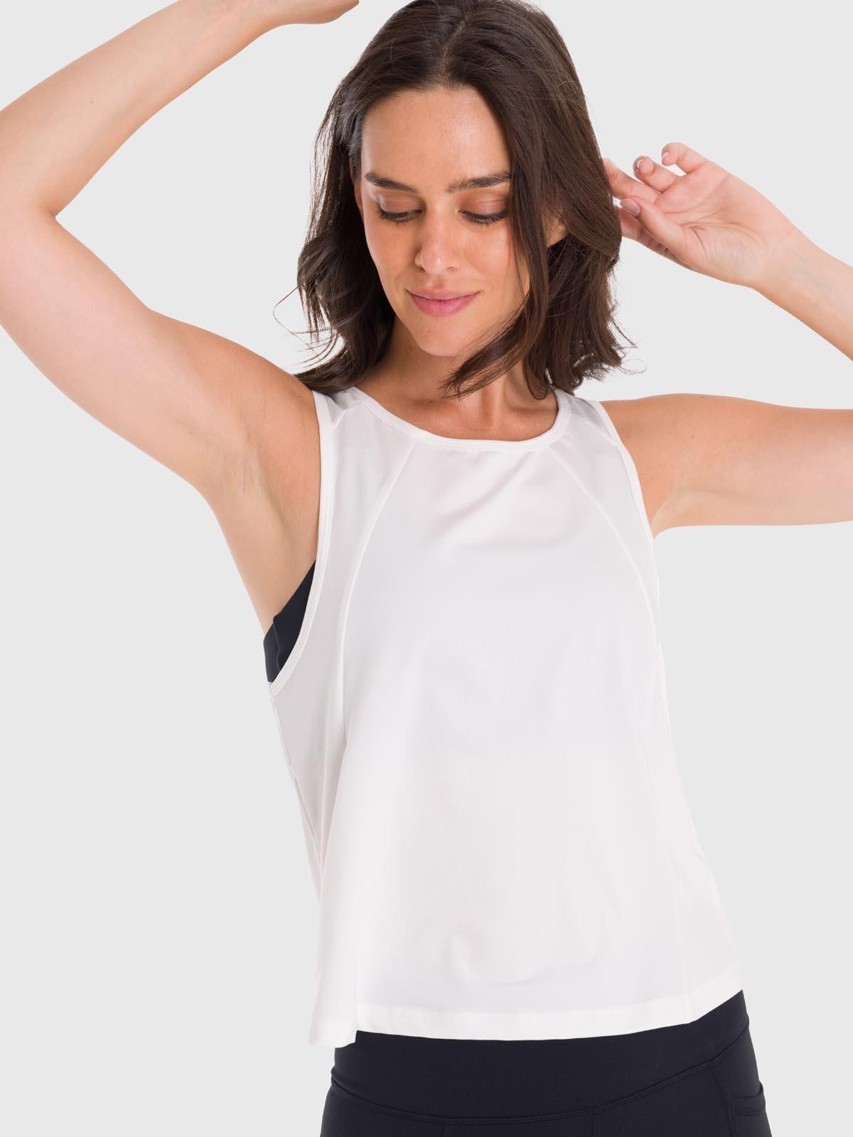 Polera deportiva Mujer Zia Blanca-0