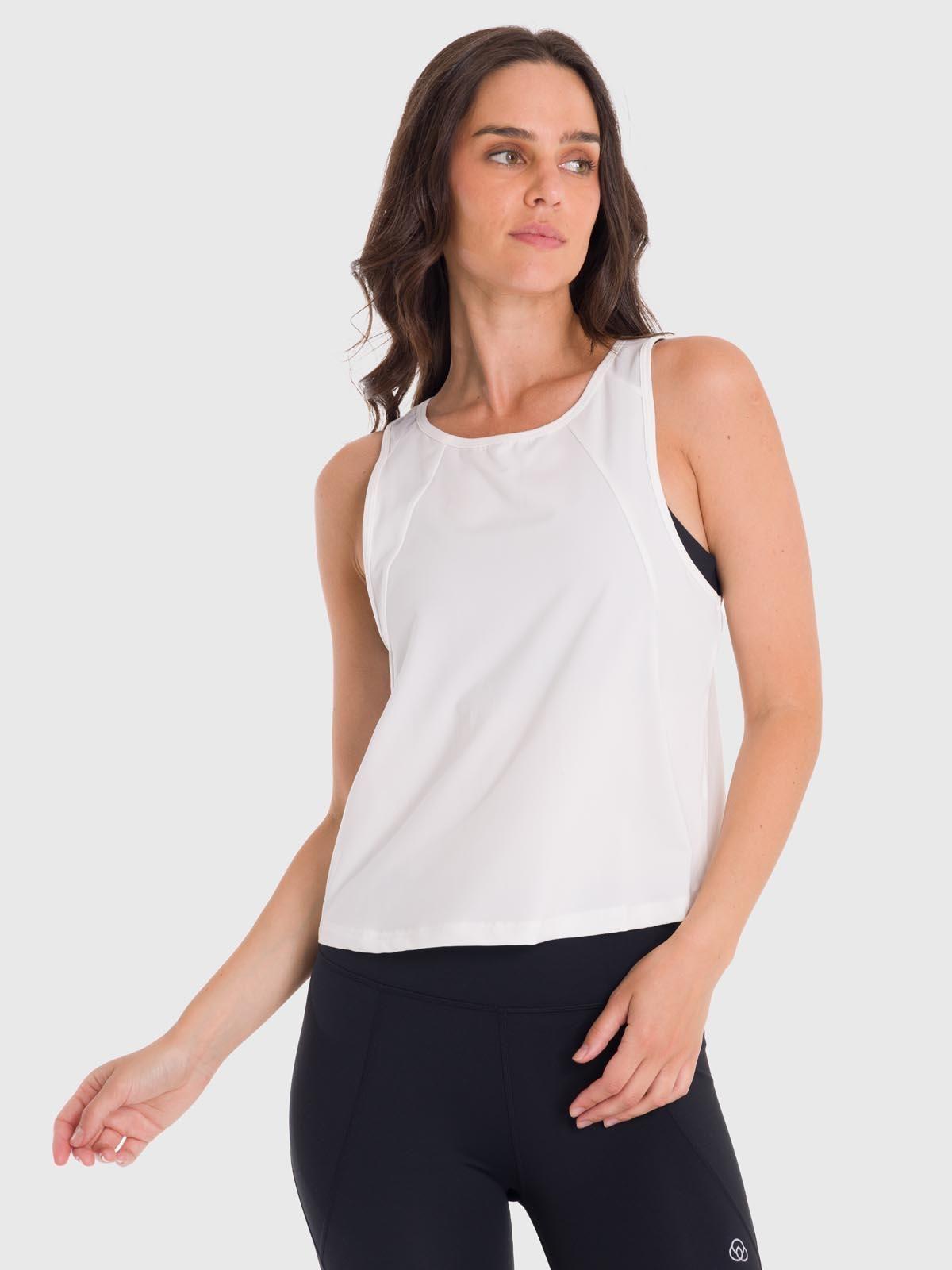 Polera deportiva Mujer Zia Blanca-3