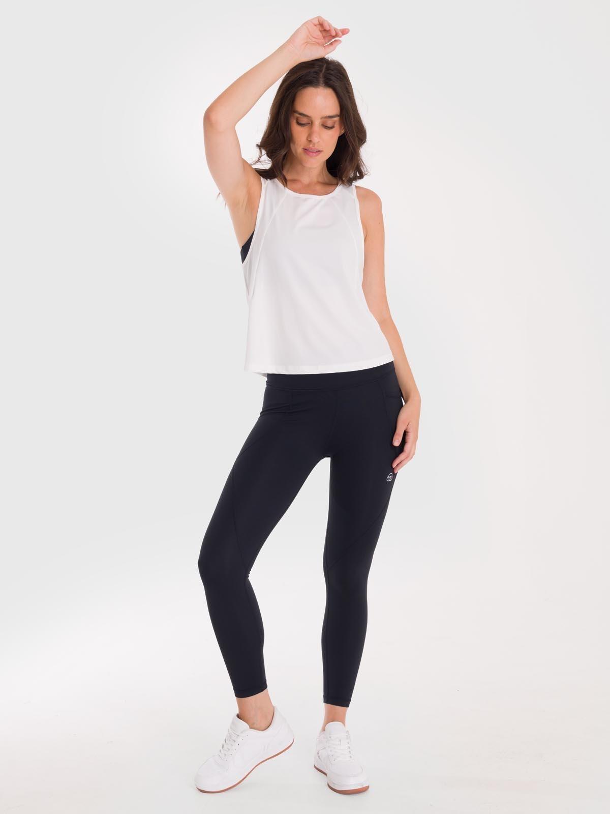 Polera deportiva Mujer Zia Blanca-4