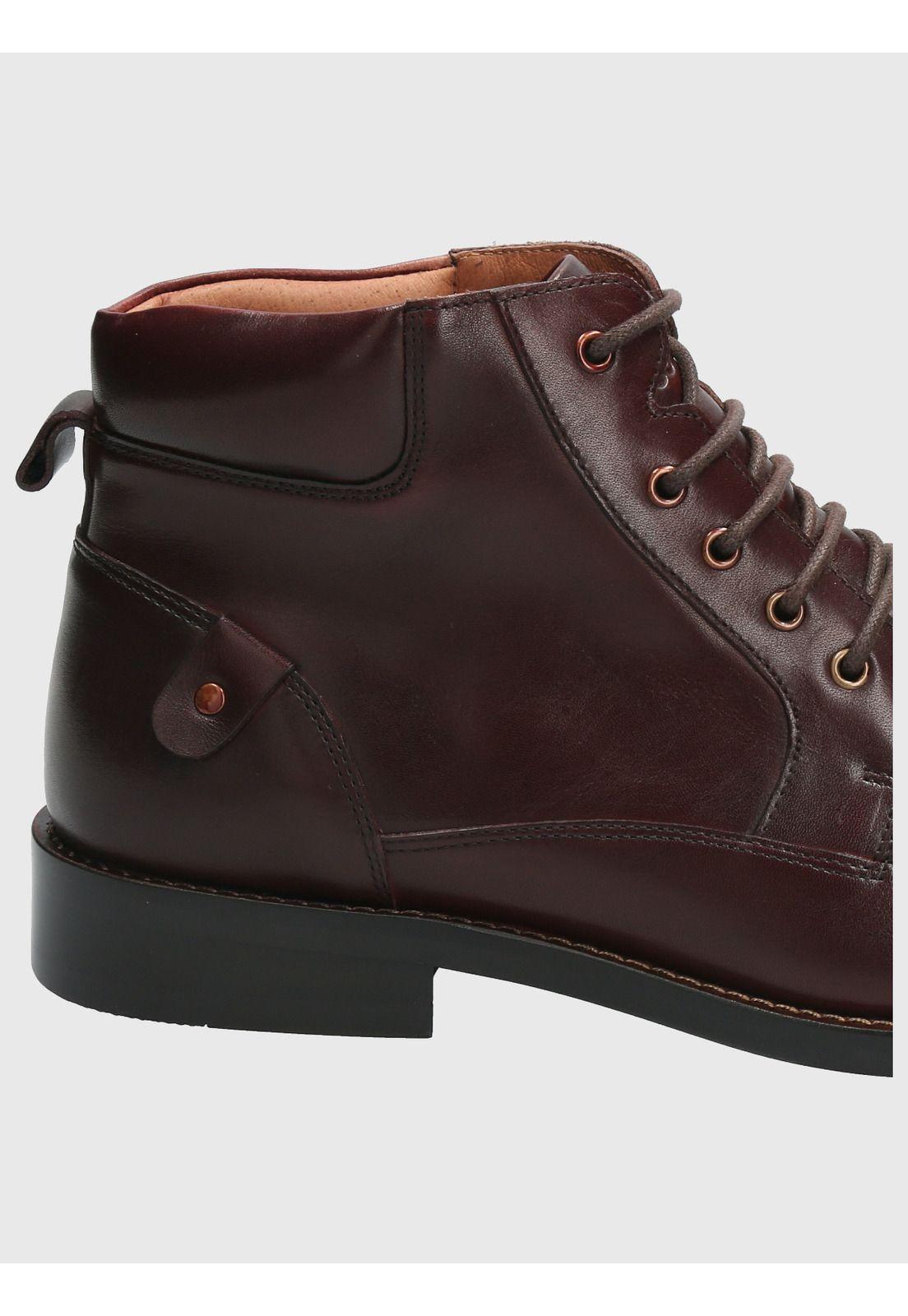 Botin Cuero Hombre Tango Rojo-7