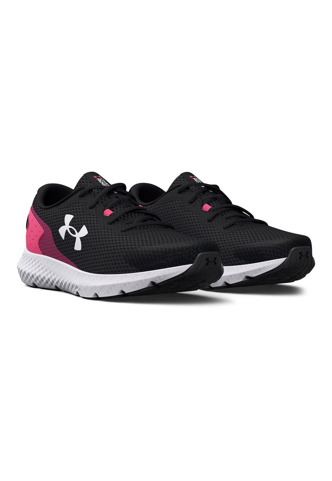 Zapatilla Mujer UA W Charged Rogue 3 Negro-4