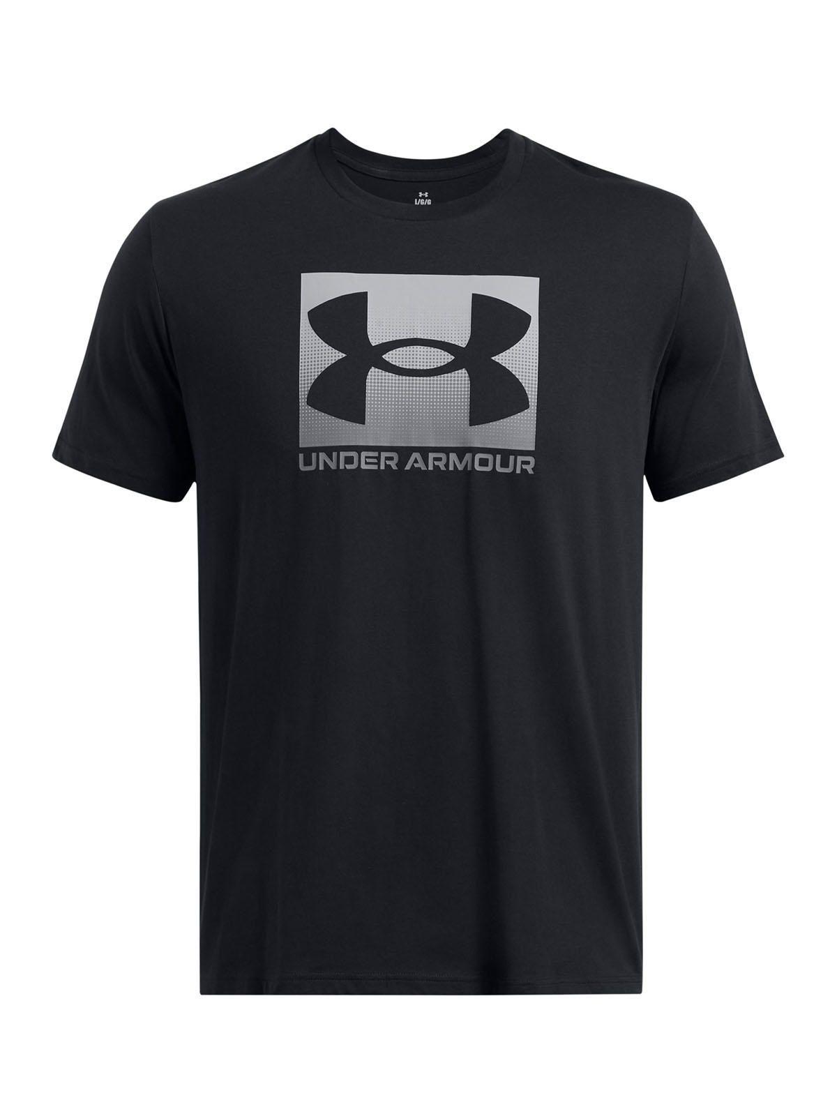 Polera manga corta boxed hombre NEGRO-0