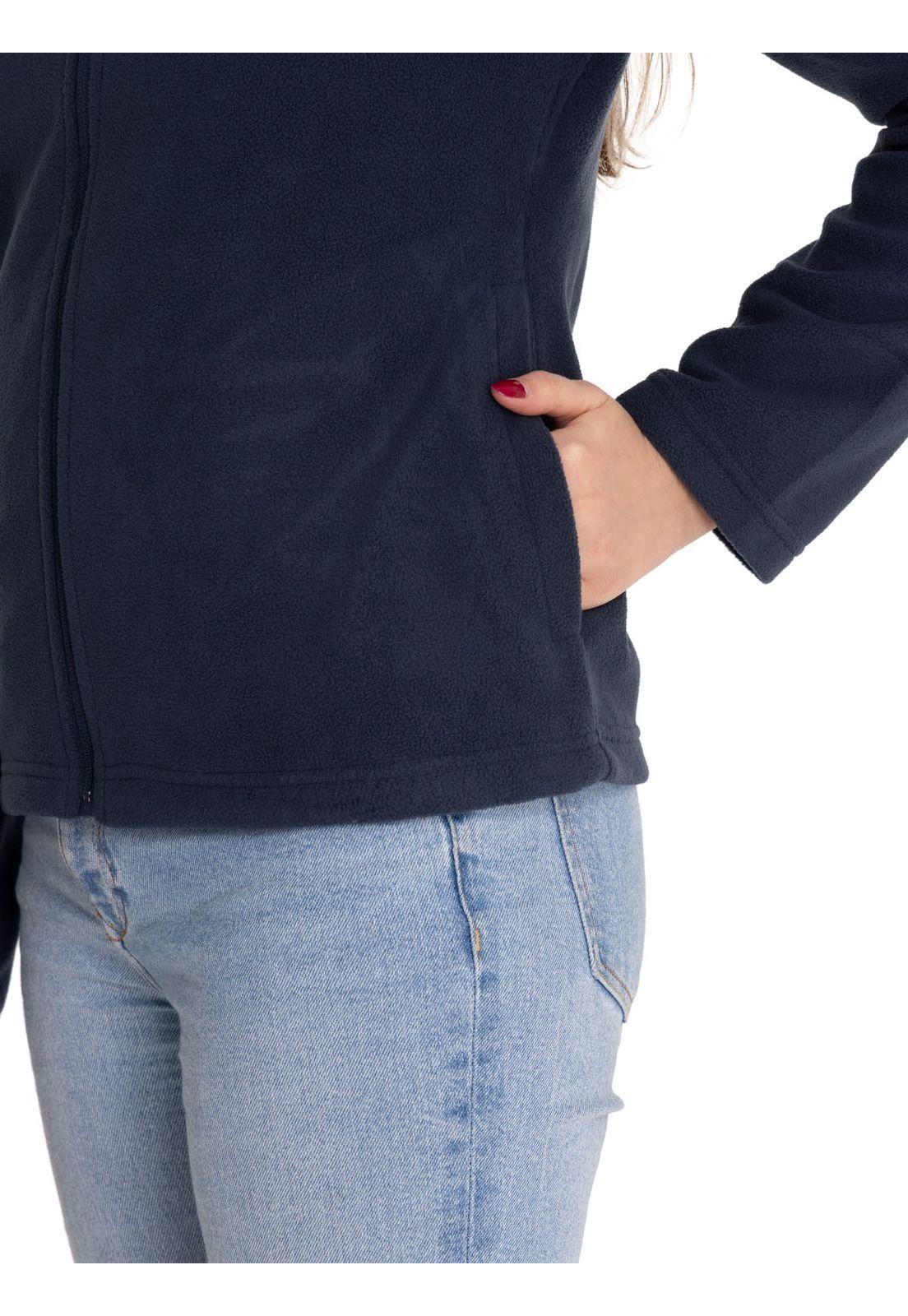 Polar Mujer Microfleece Full Zip Azul Marino-4