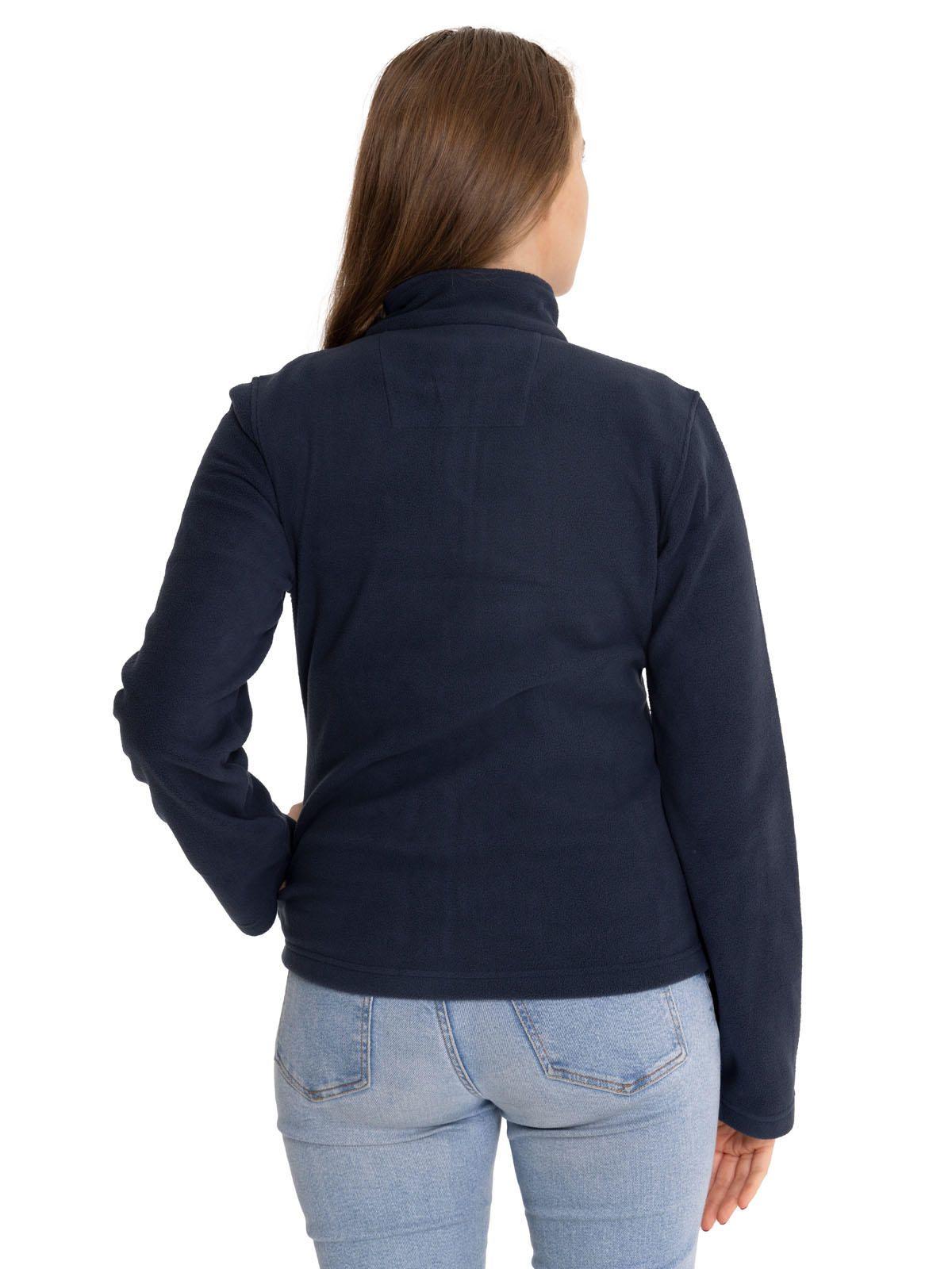 Polar Mujer Microfleece Full Zip Azul Marino-1