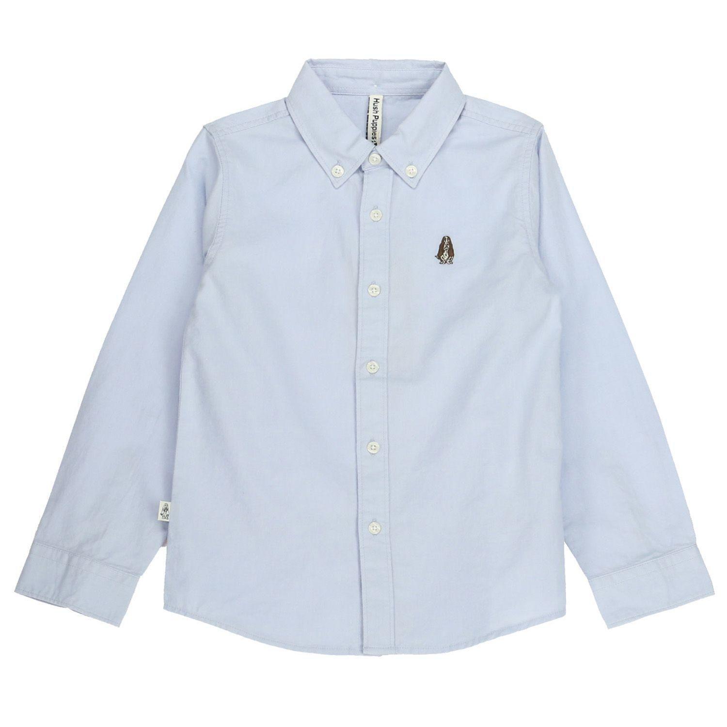 Camisa Oxford Celeste-0