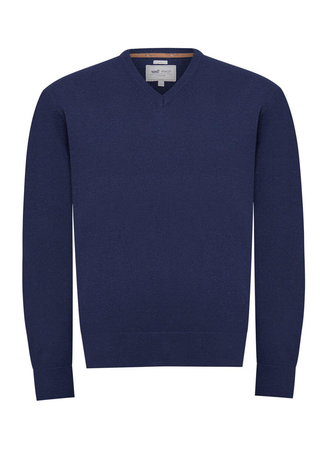 Chaleco Lana Hombre Swinv Azul-0