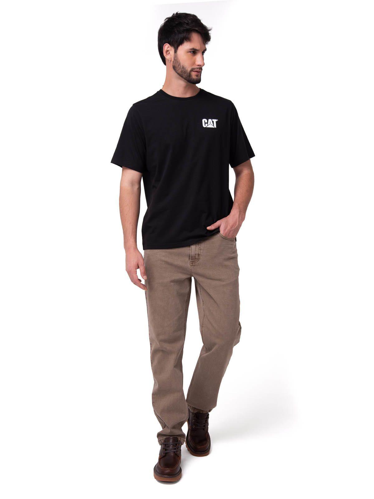 Polera Manga Corta Hombre Moto Diseño Negro-5