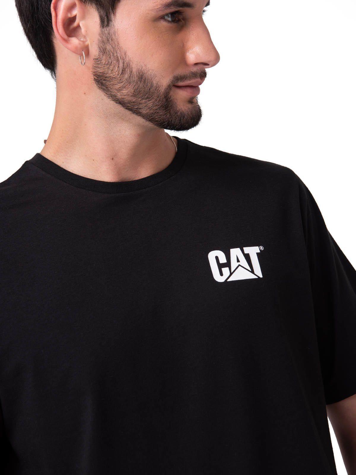 Polera Manga Corta Hombre Moto Diseño Negro-3