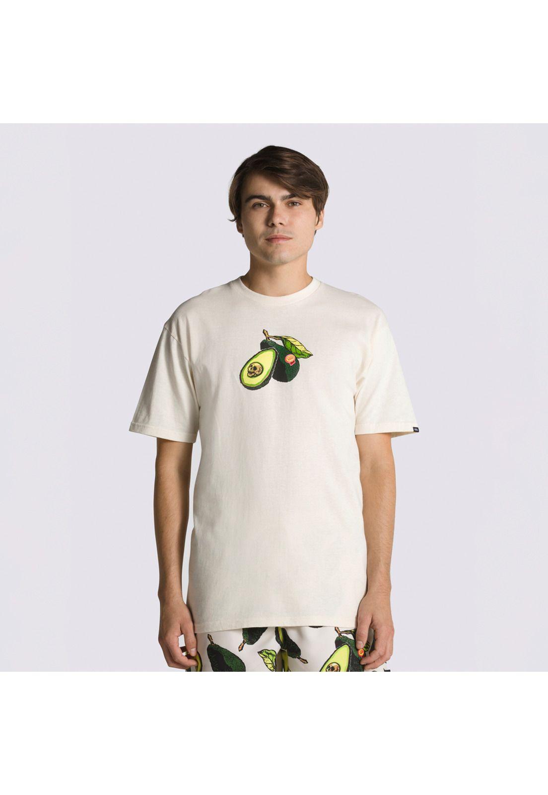 Polera Manga Corta Pit Avocado Ss Tee Crema Unisex-0