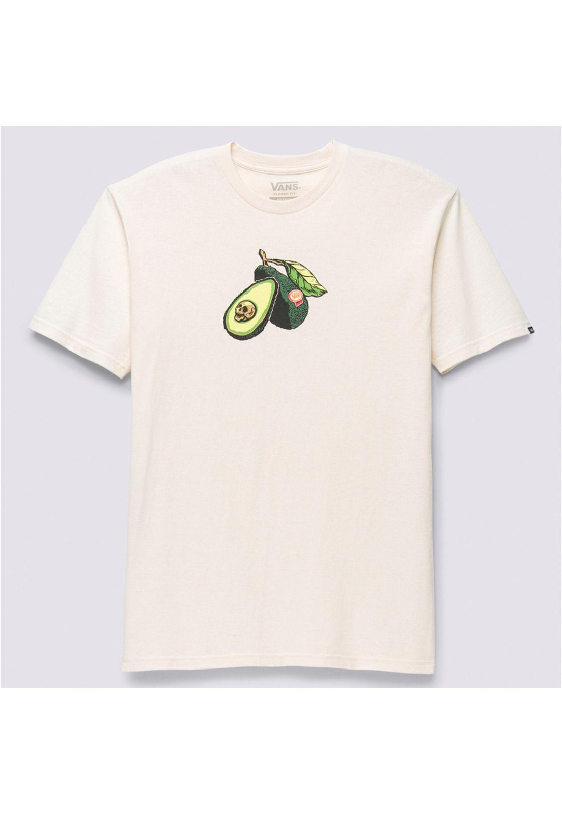 Polera Manga Corta Pit Avocado Ss Tee Crema Unisex-7