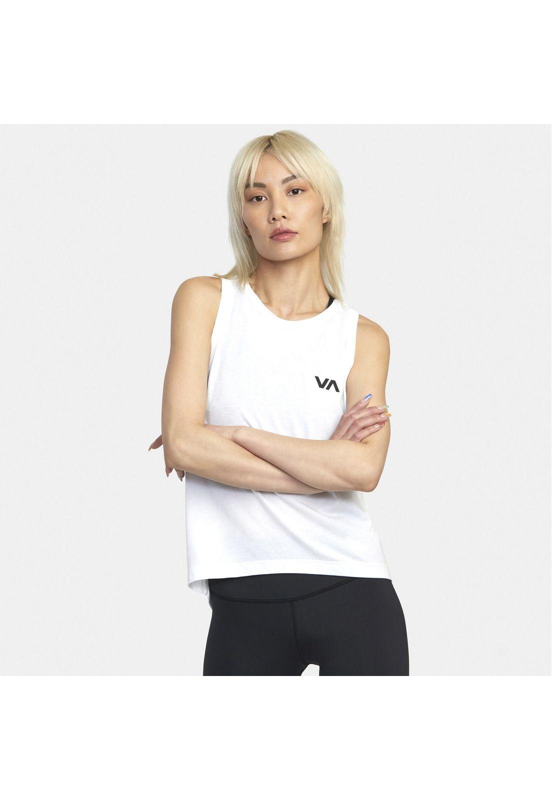 Polera Sin Mangas Mujer Va Muscle J Kttp Blanco-0