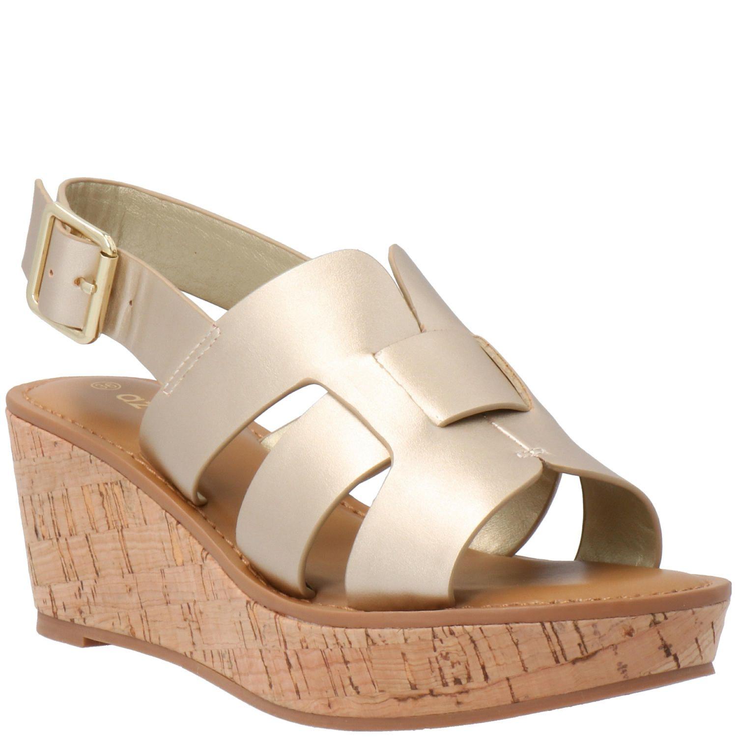 Sandalia Mujer Mizo Dorado-0