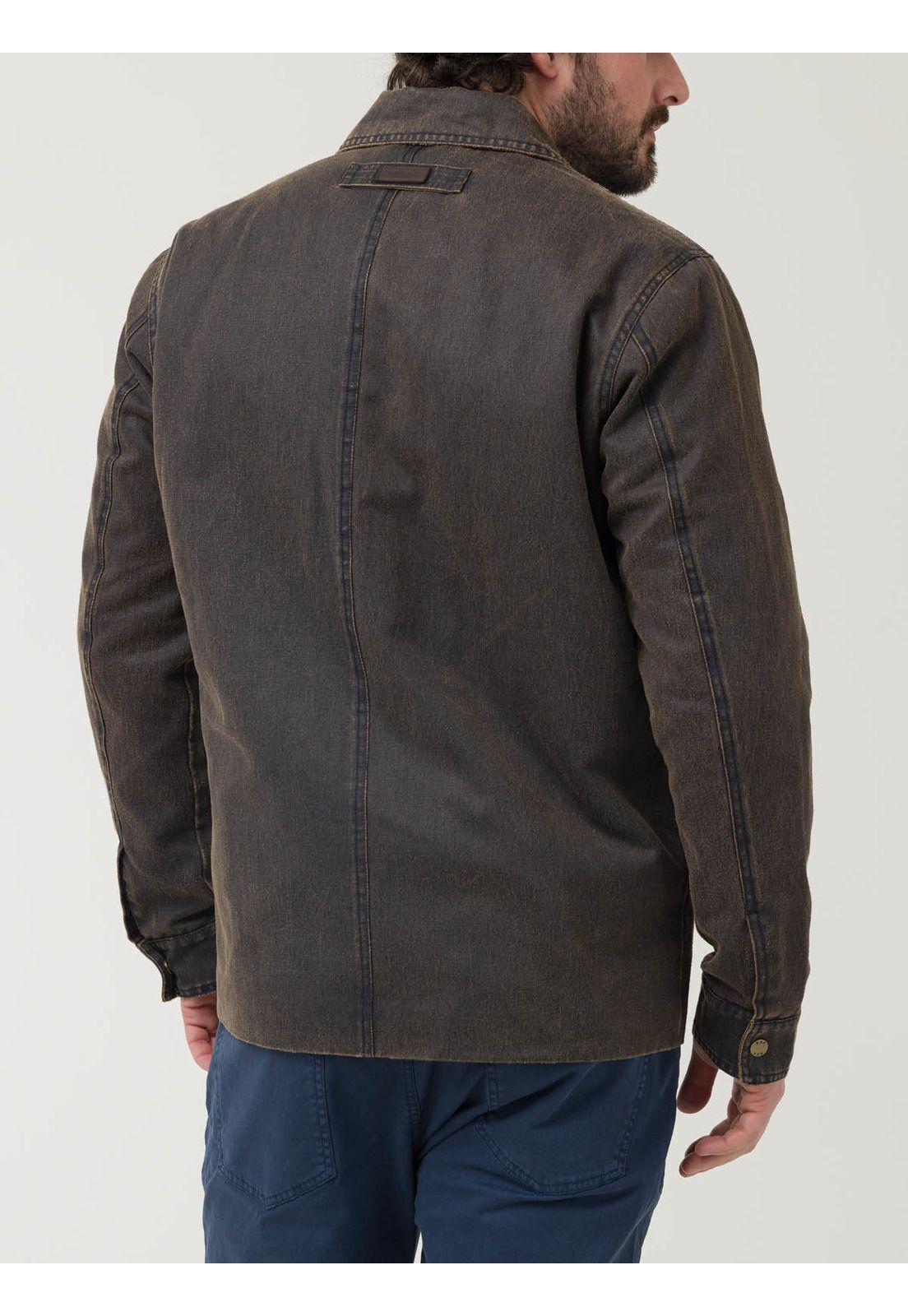 Chaqueta Algodón Hombre Torino Café-5