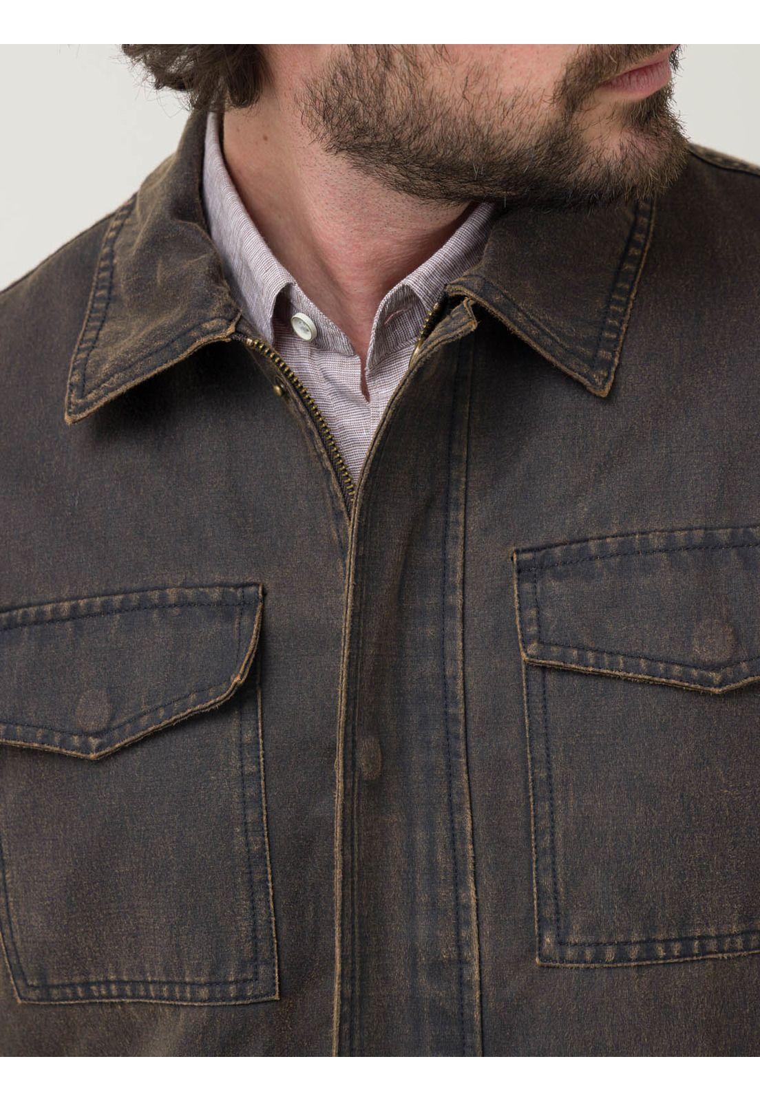 Chaqueta Algodón Hombre Torino Café-7