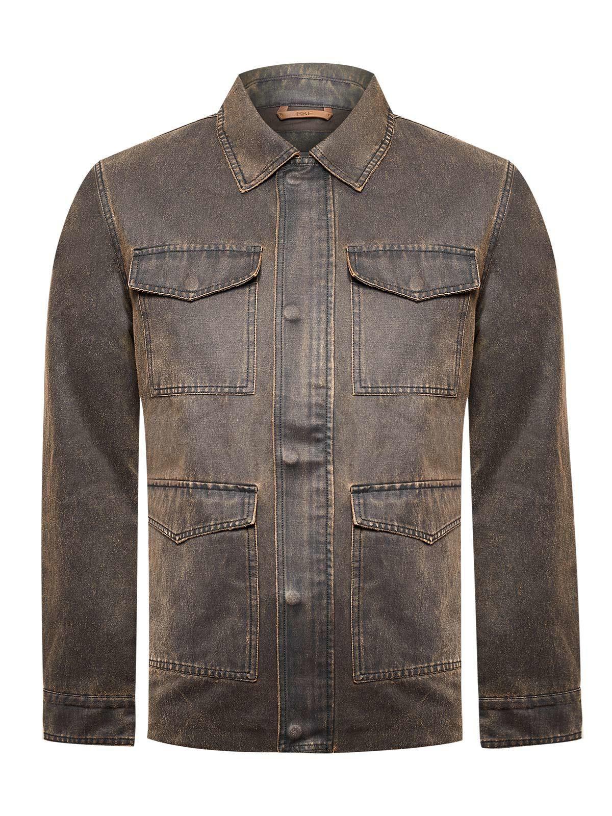 Chaqueta Algodón Hombre Torino Café-0