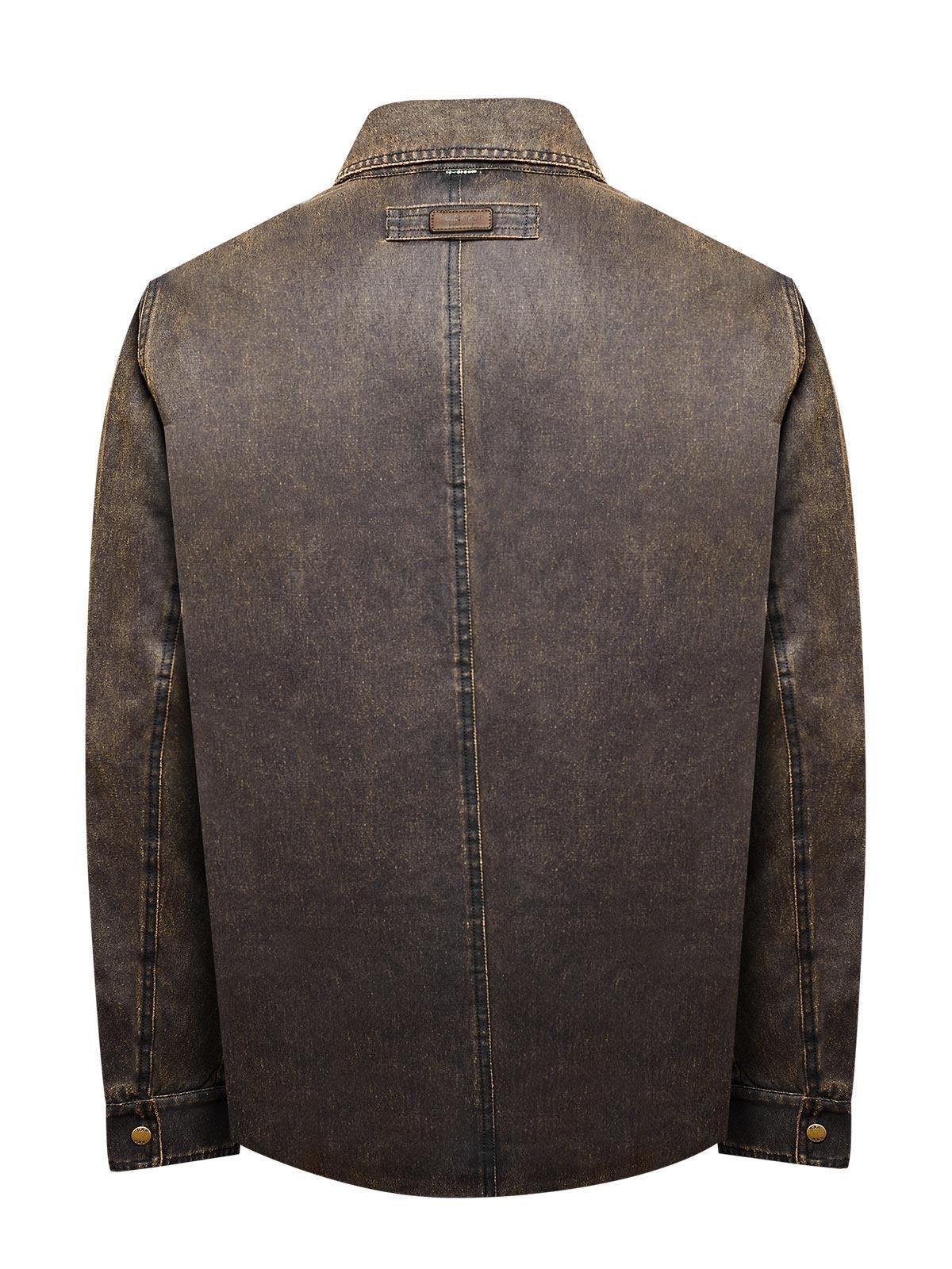 Chaqueta Algodón Hombre Torino Café-1