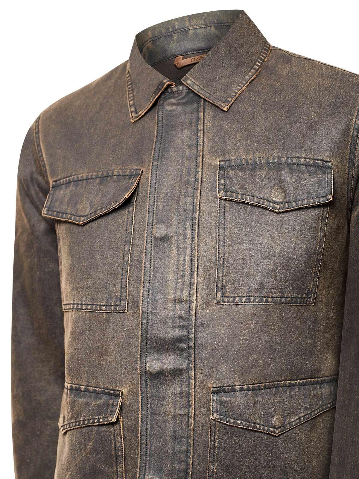 Chaqueta Algodón Hombre Torino Café-3