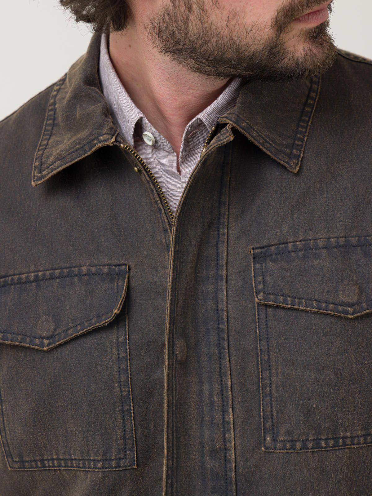 Chaqueta Algodón Hombre Torino Café-7
