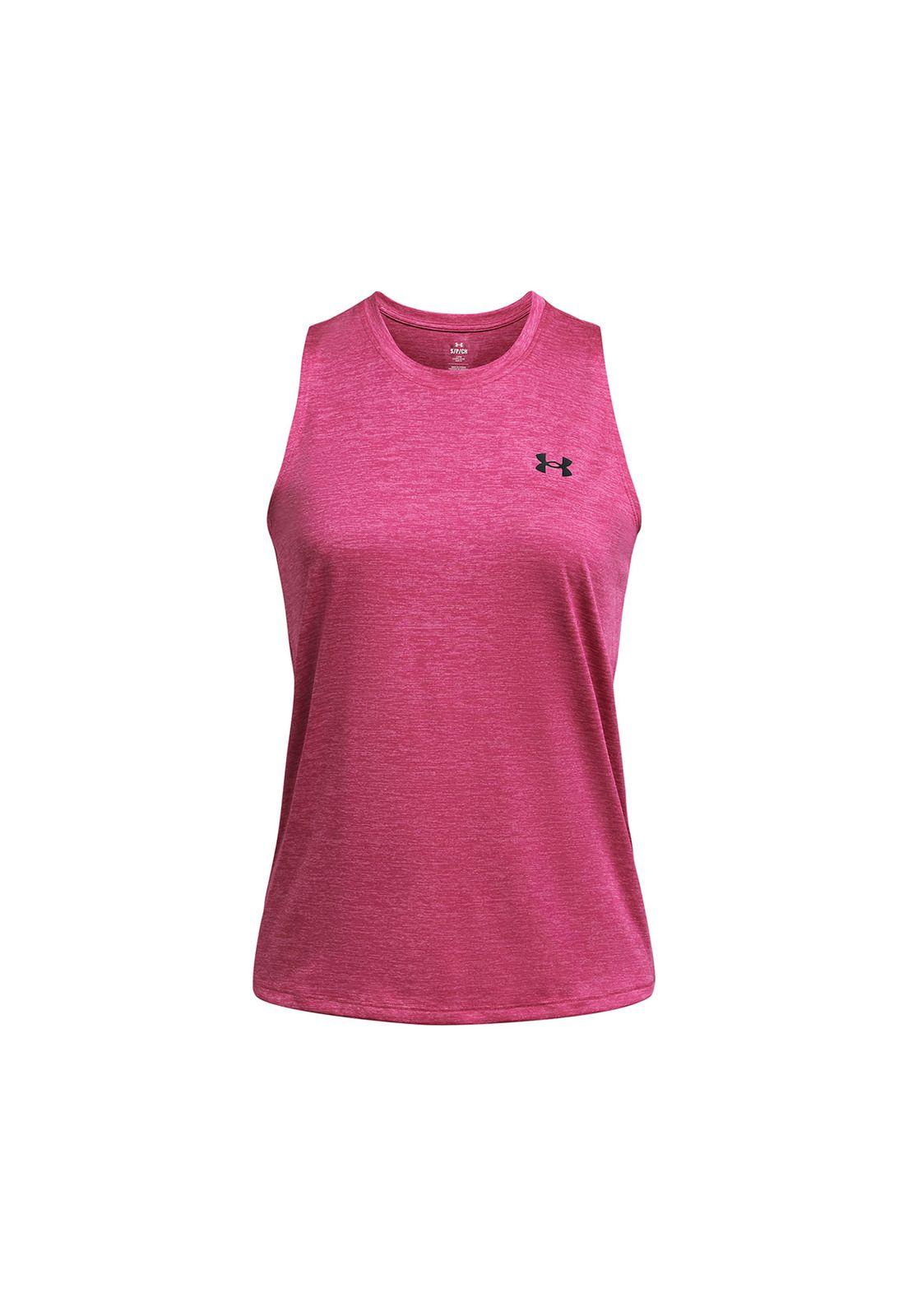 Polera sin manga UA Tech Twist mujer Morad-0