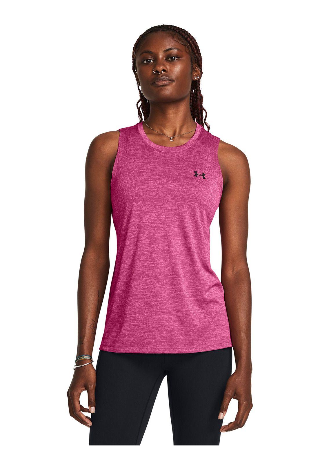 Polera sin manga UA Tech Twist mujer Morad-3
