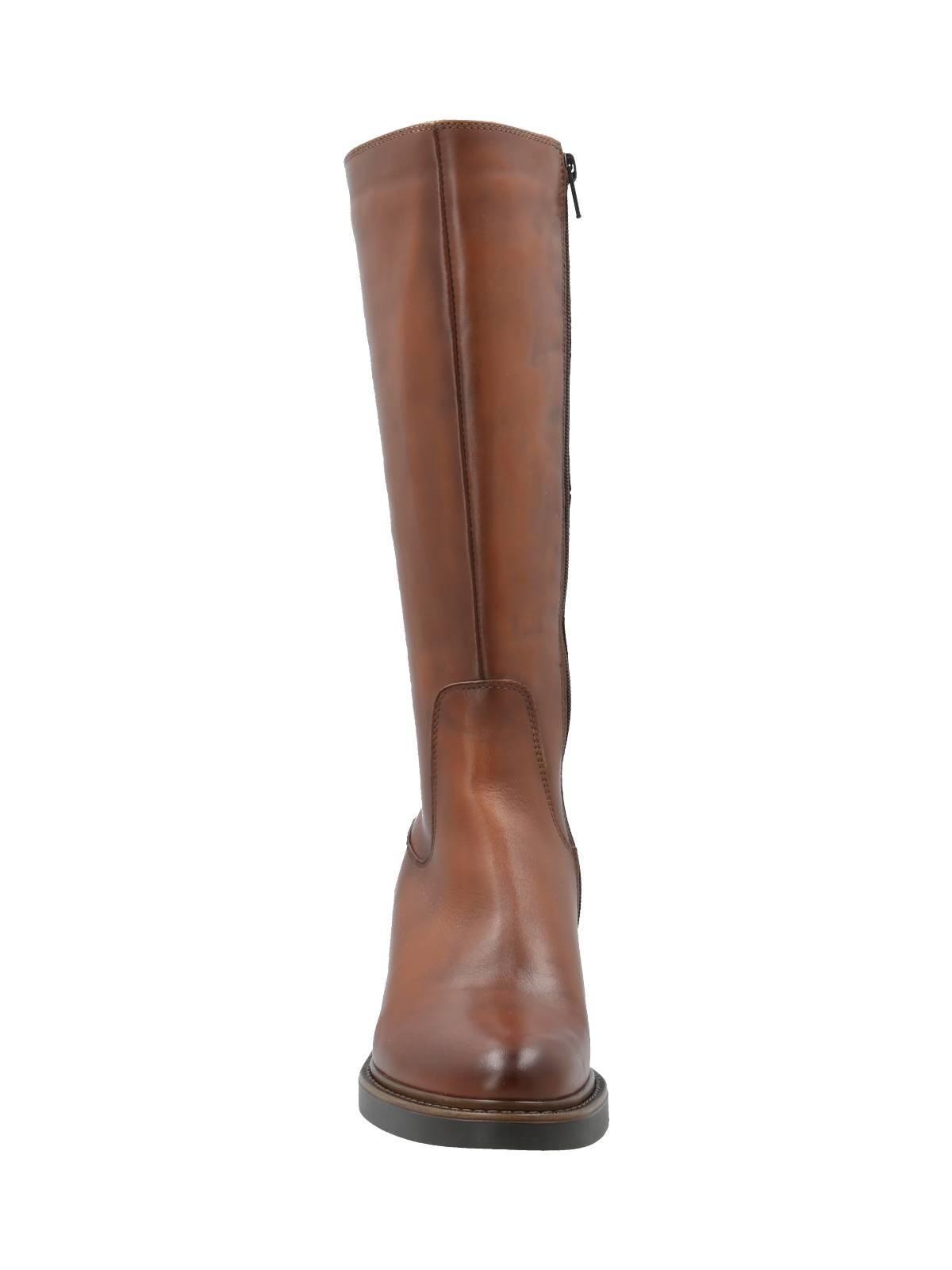 Bota Cuero Mujer Eloise Café Claro-3