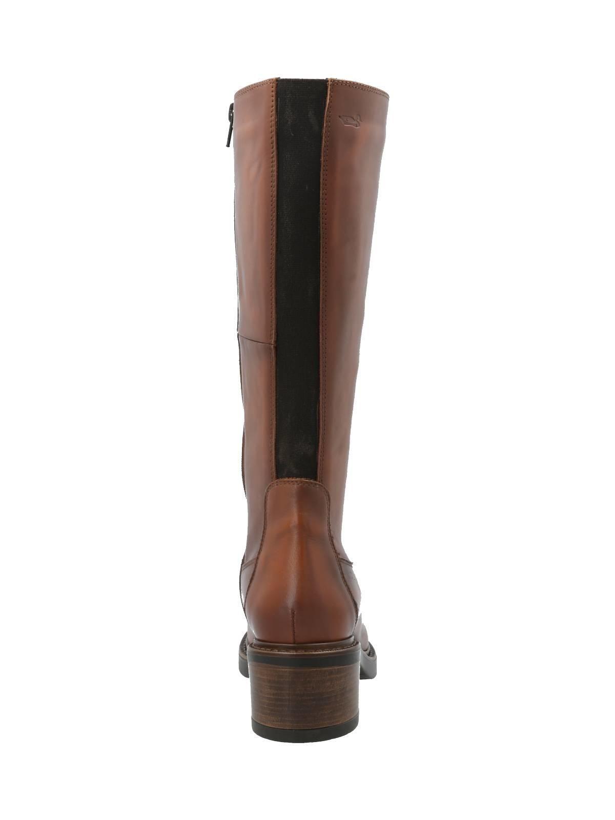 Bota Cuero Mujer Eloise Café Claro-6