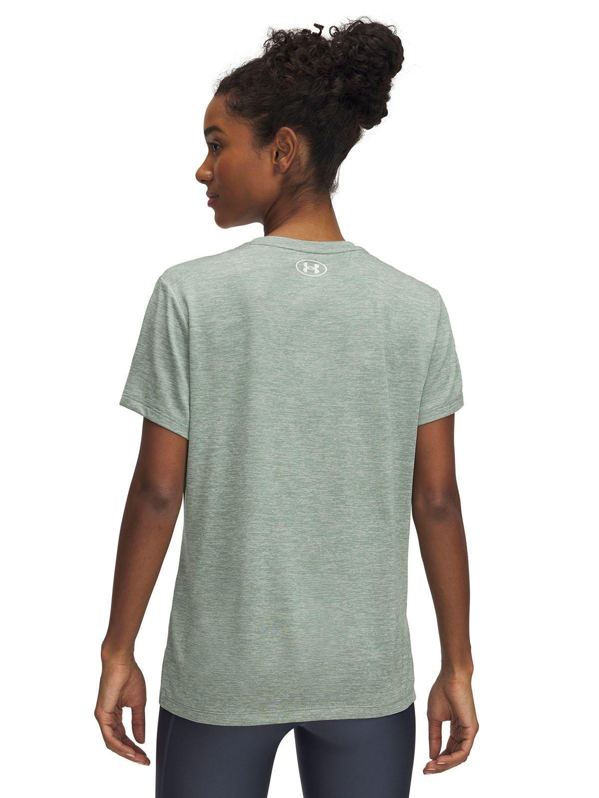 Polera Manga Corta Tech Twist Mujer Verde-1
