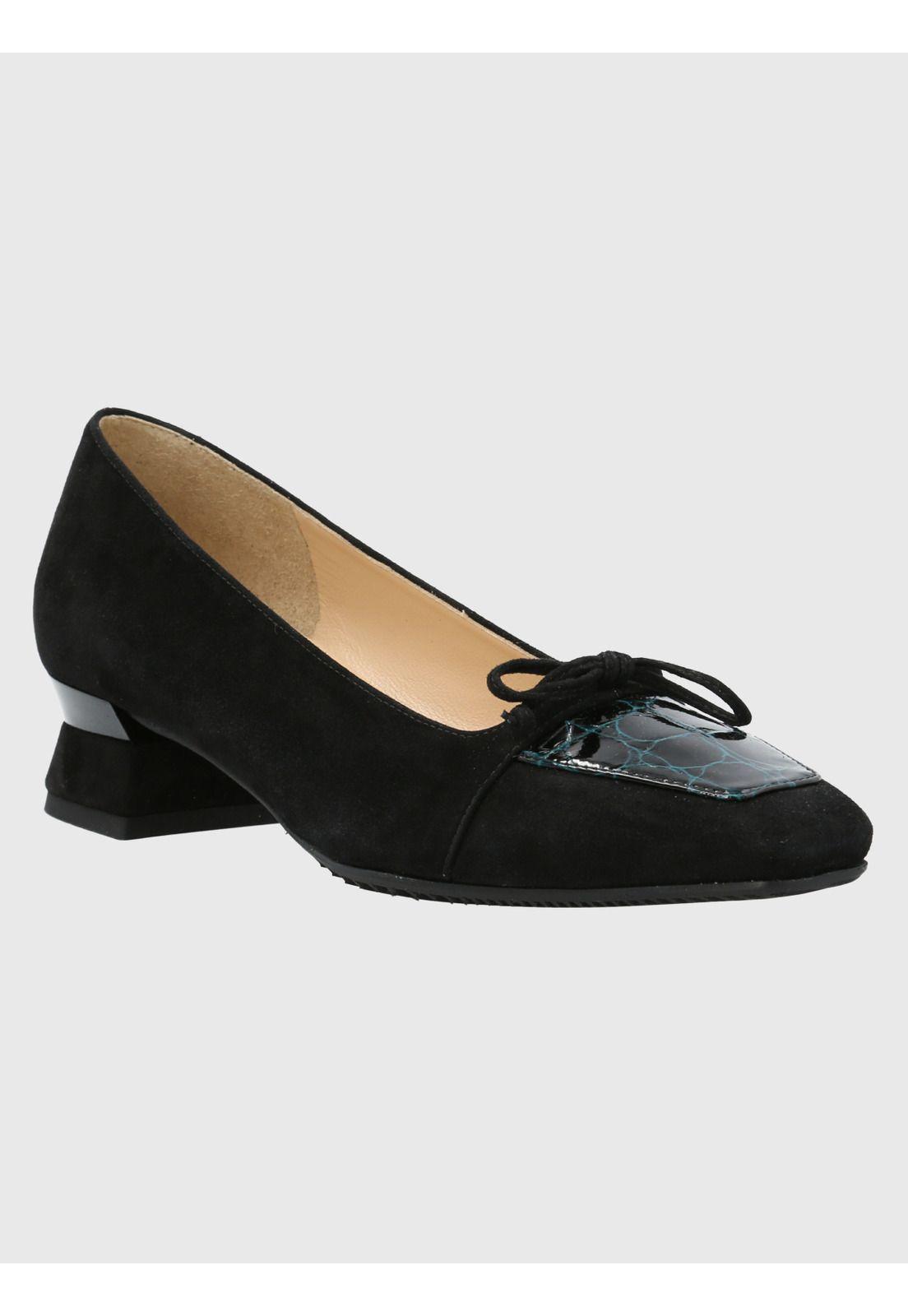 Zapato Cuero Mujer Dina Negro-0
