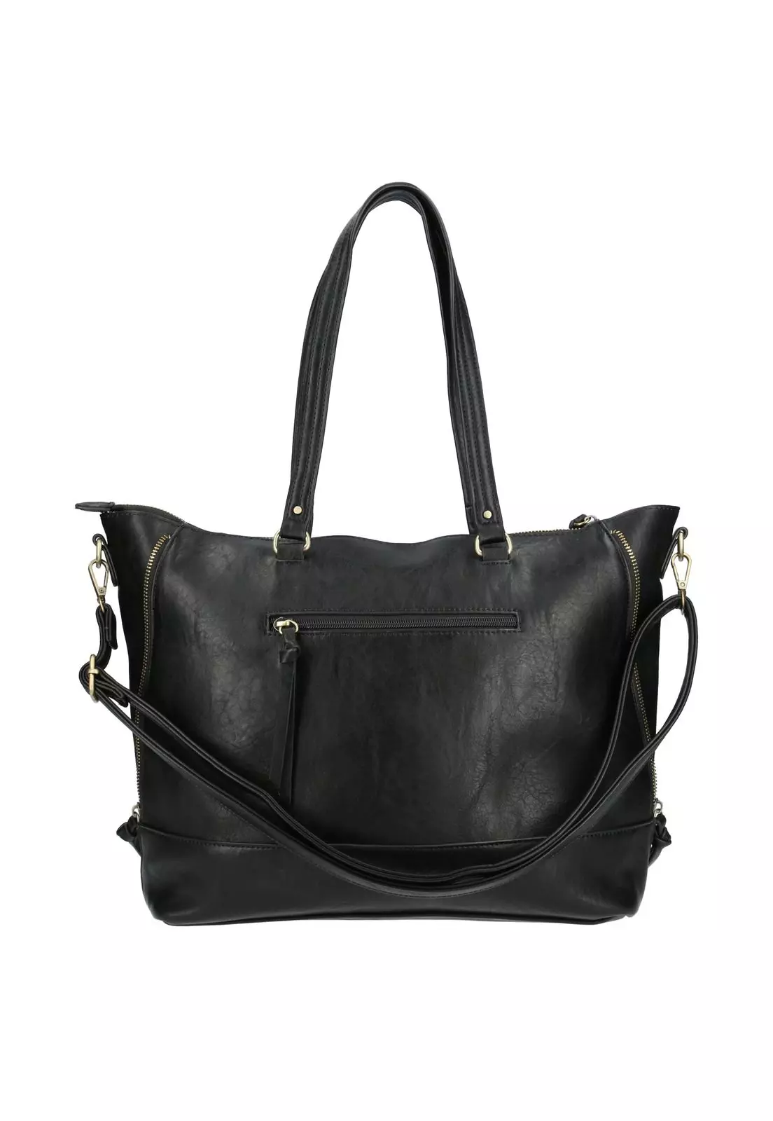 Cartera Mujer Crowne Tote Negro-2