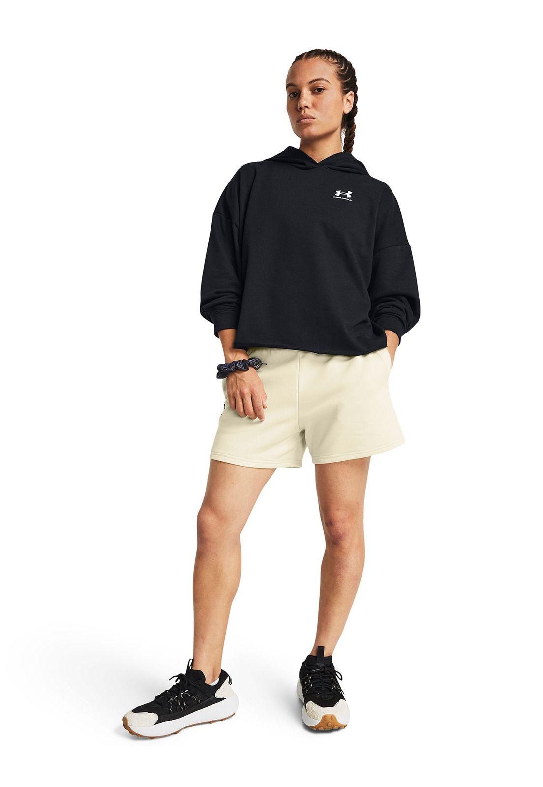 Polerón Oversize Rval Terry mujer Negro-5