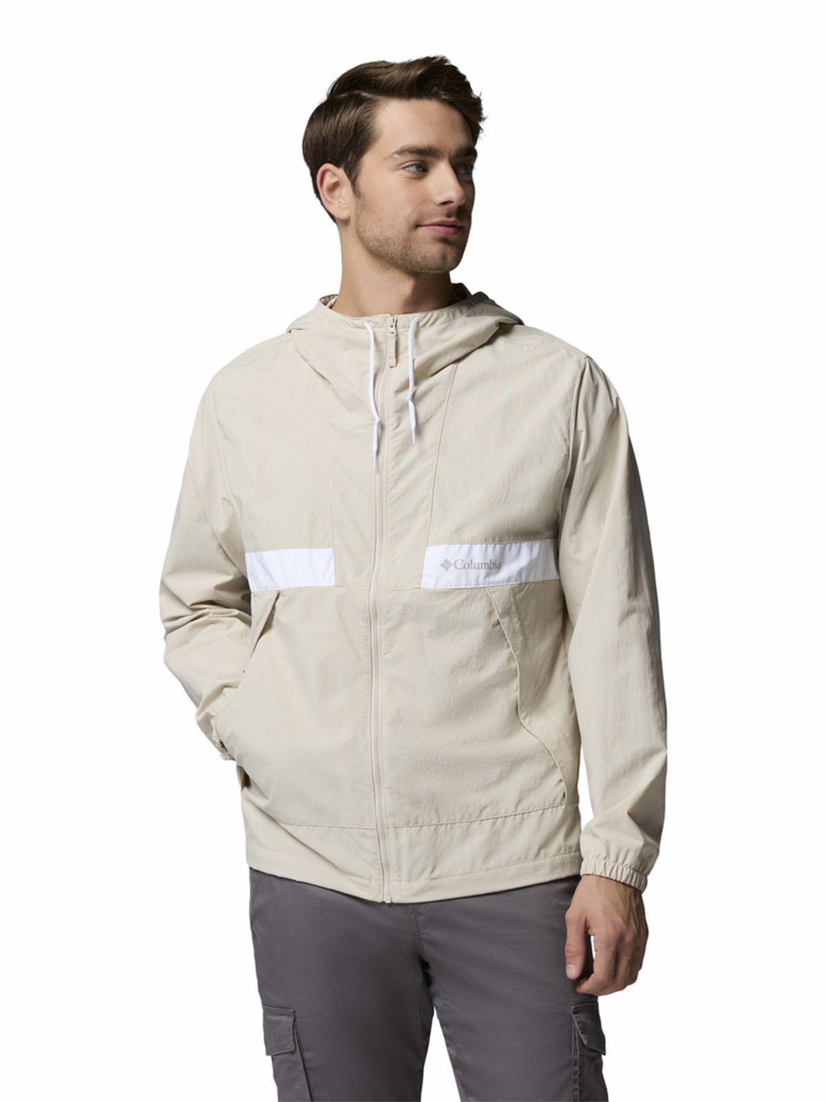 Cortaviento Hombre Spire Valley Hooded Gris-0