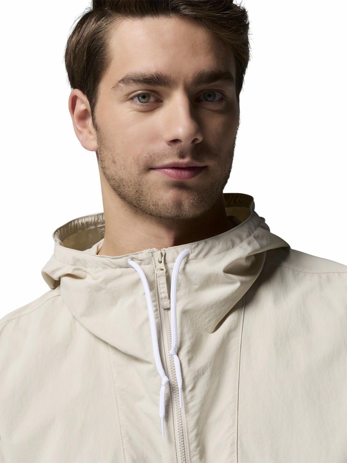 Cortaviento Hombre Spire Valley Hooded Gris-4