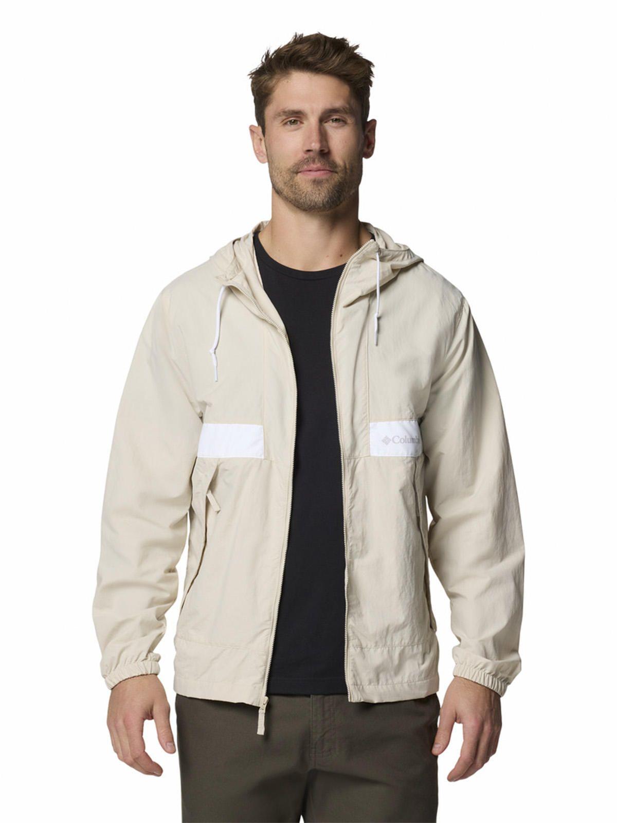 Cortaviento Hombre Spire Valley Hooded Gris-5